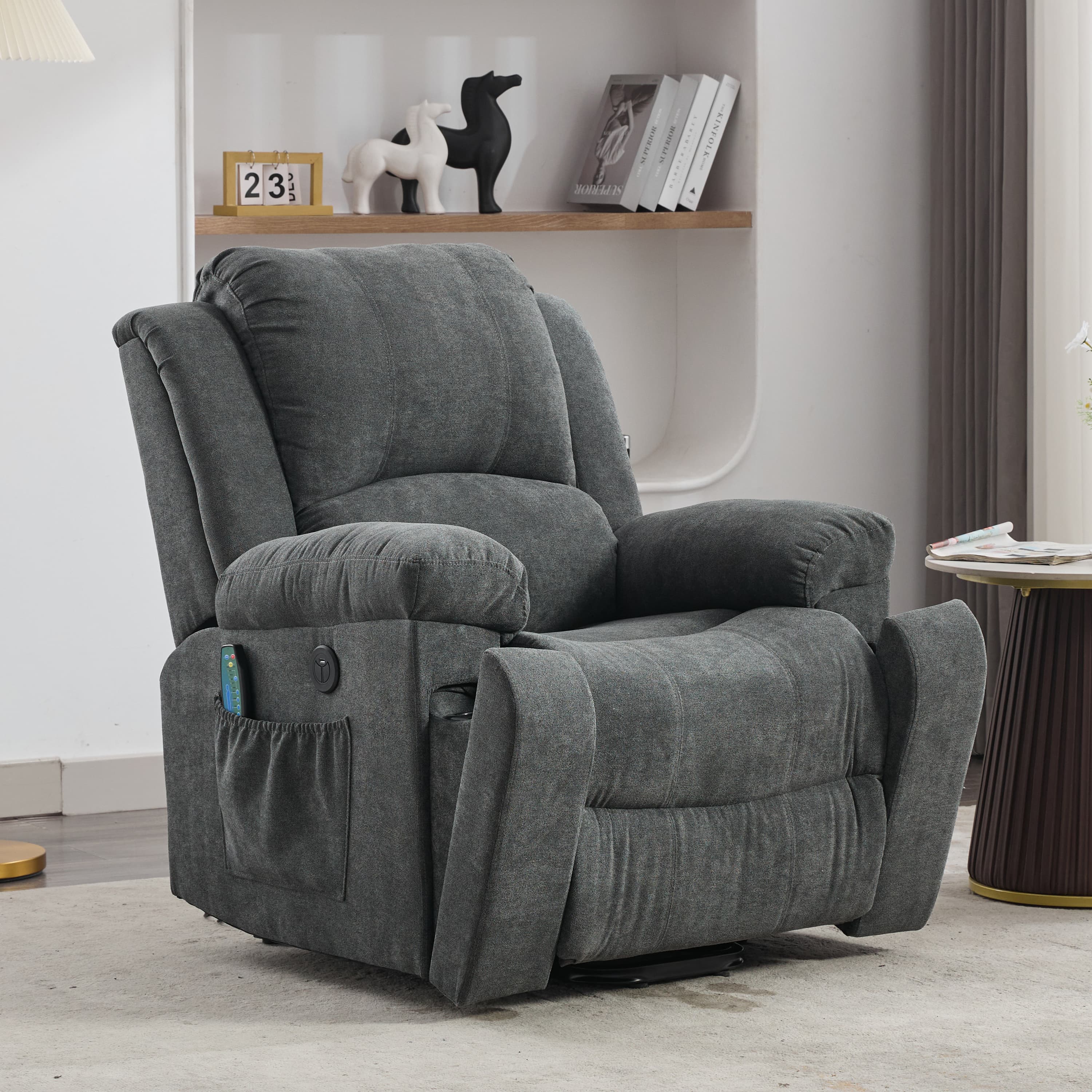 Electric Rise and Recliner Chair with Massage and Heat Function