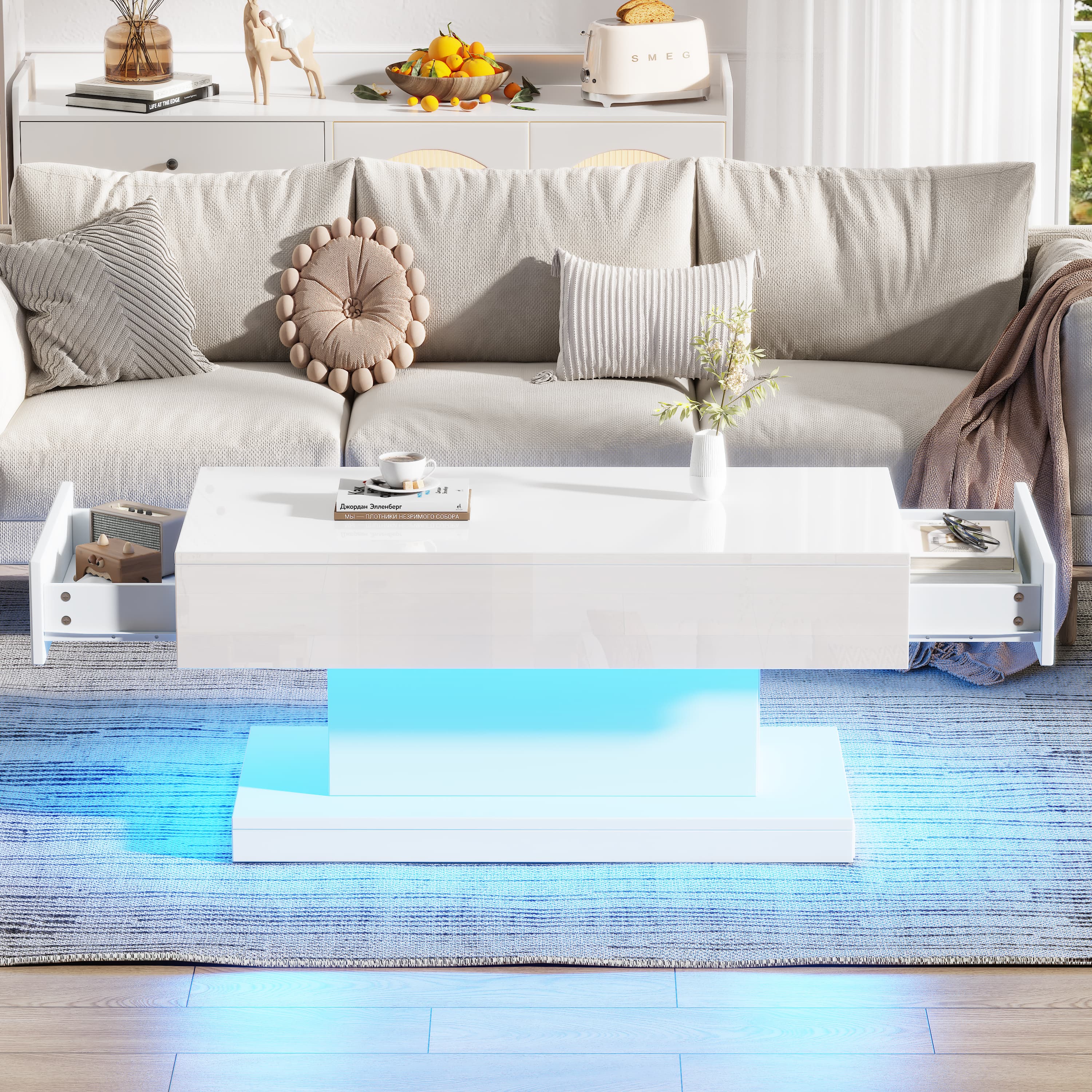 Transform Your Living Room with a Modern LED Coffee Table - image 3