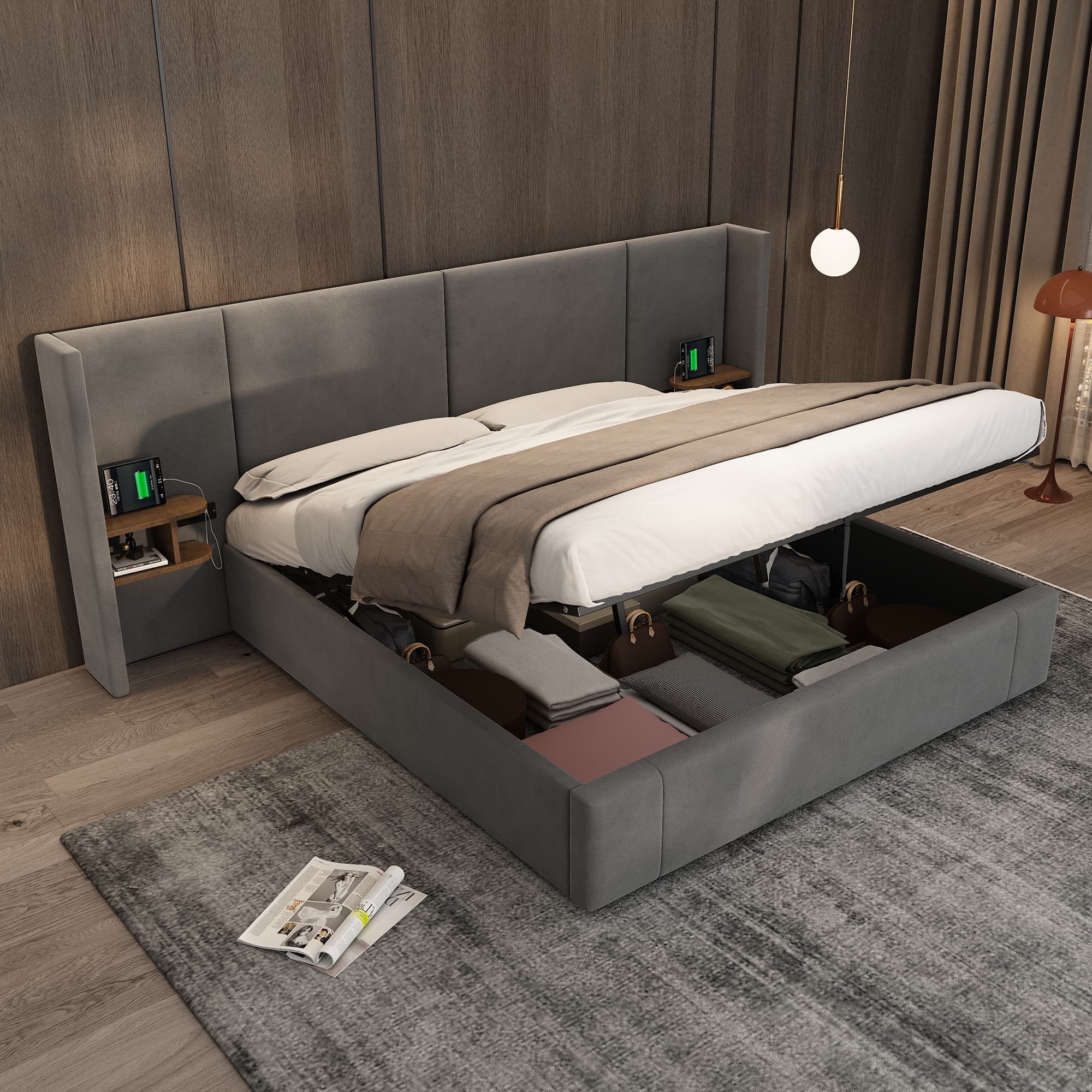 The Ultimate Super King Bed with Storage, Power & Style - image 4
