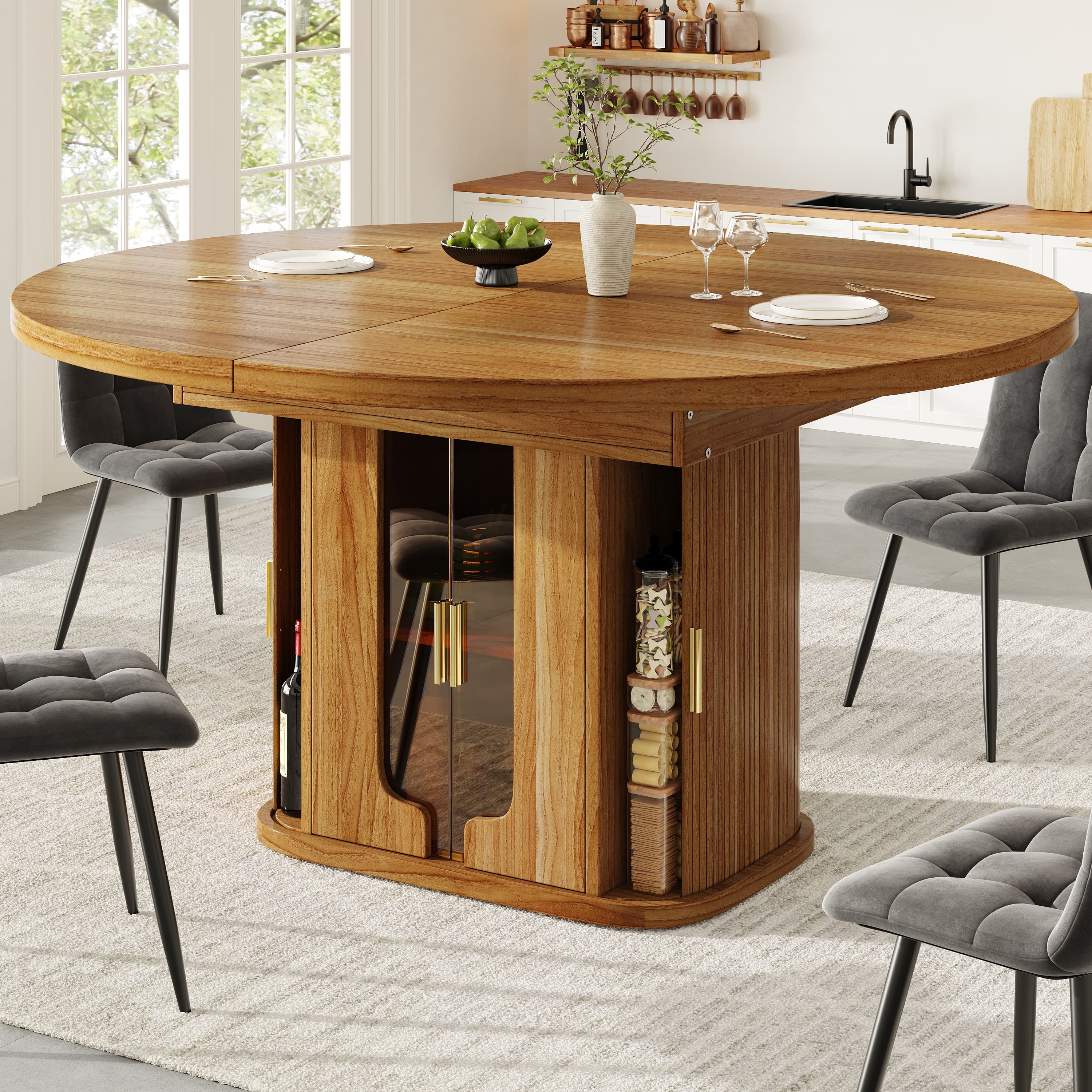 Effortlessly Host in Style with an Extendable Walnut Dining Table - image 5