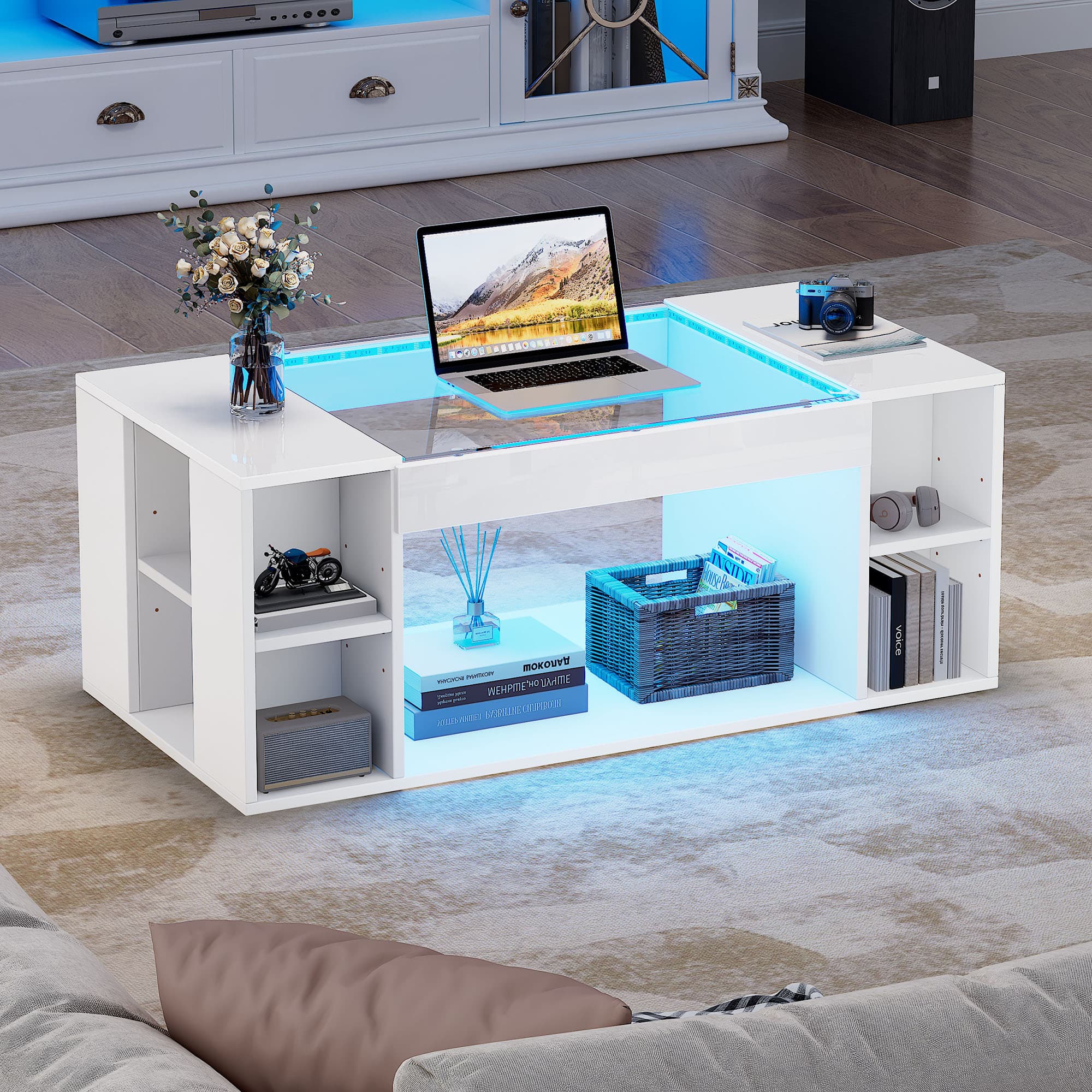 Transform Your Living Room with this LED Coffee Table - image 4