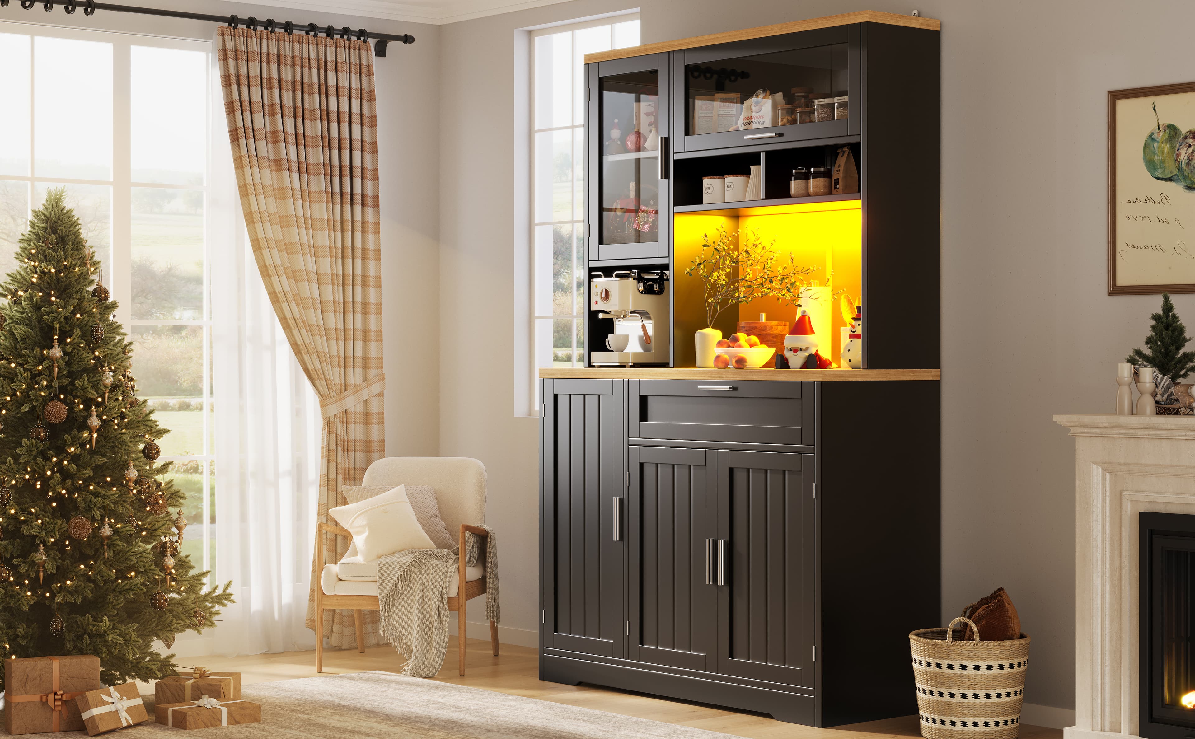 Transform Your Space with this Modern LED Display Cabinet - image 2