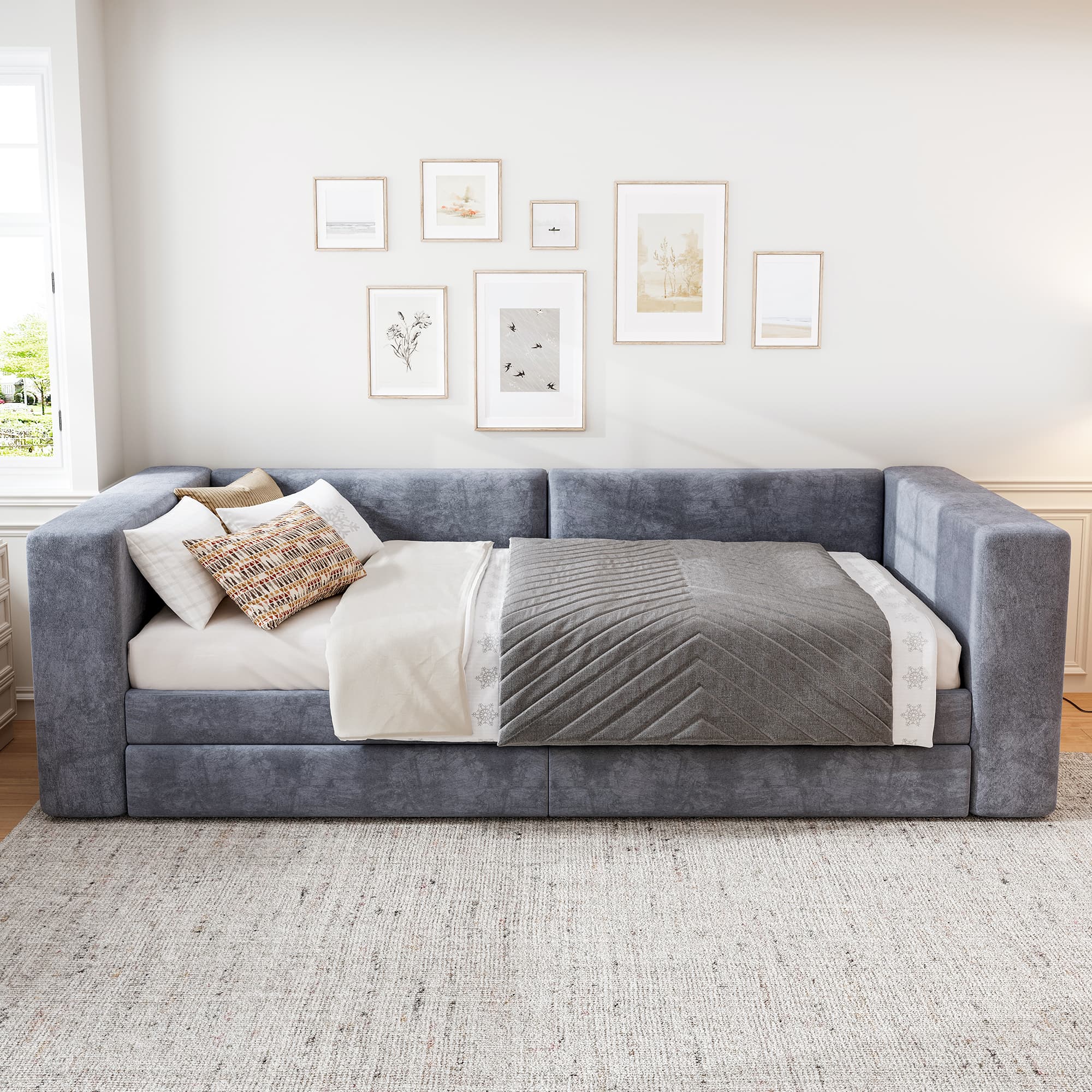Transform Your Space with a Stylish Velvet Daybed & Storage - image 5