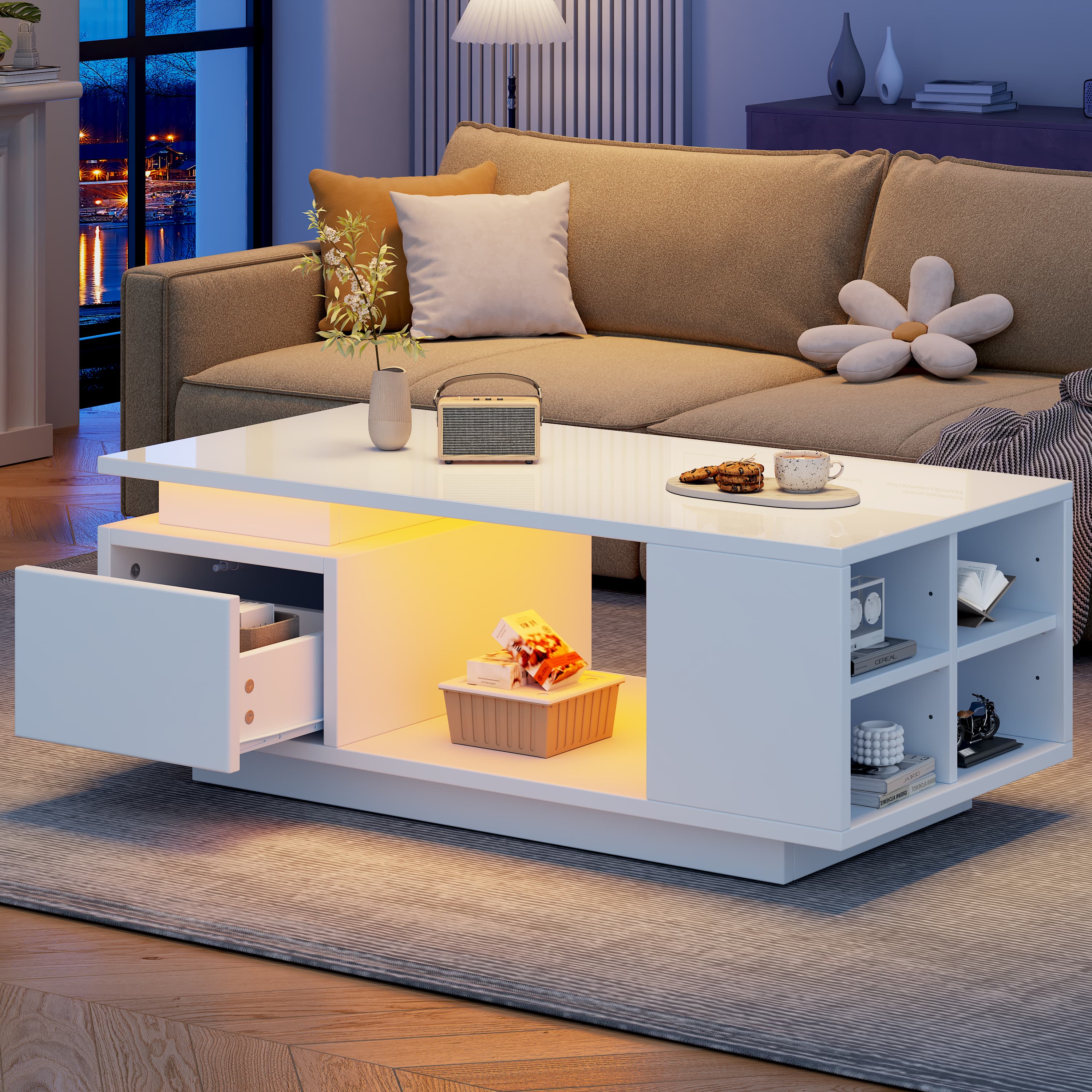 Transform Your Living Room with this LED Coffee Table - image 1