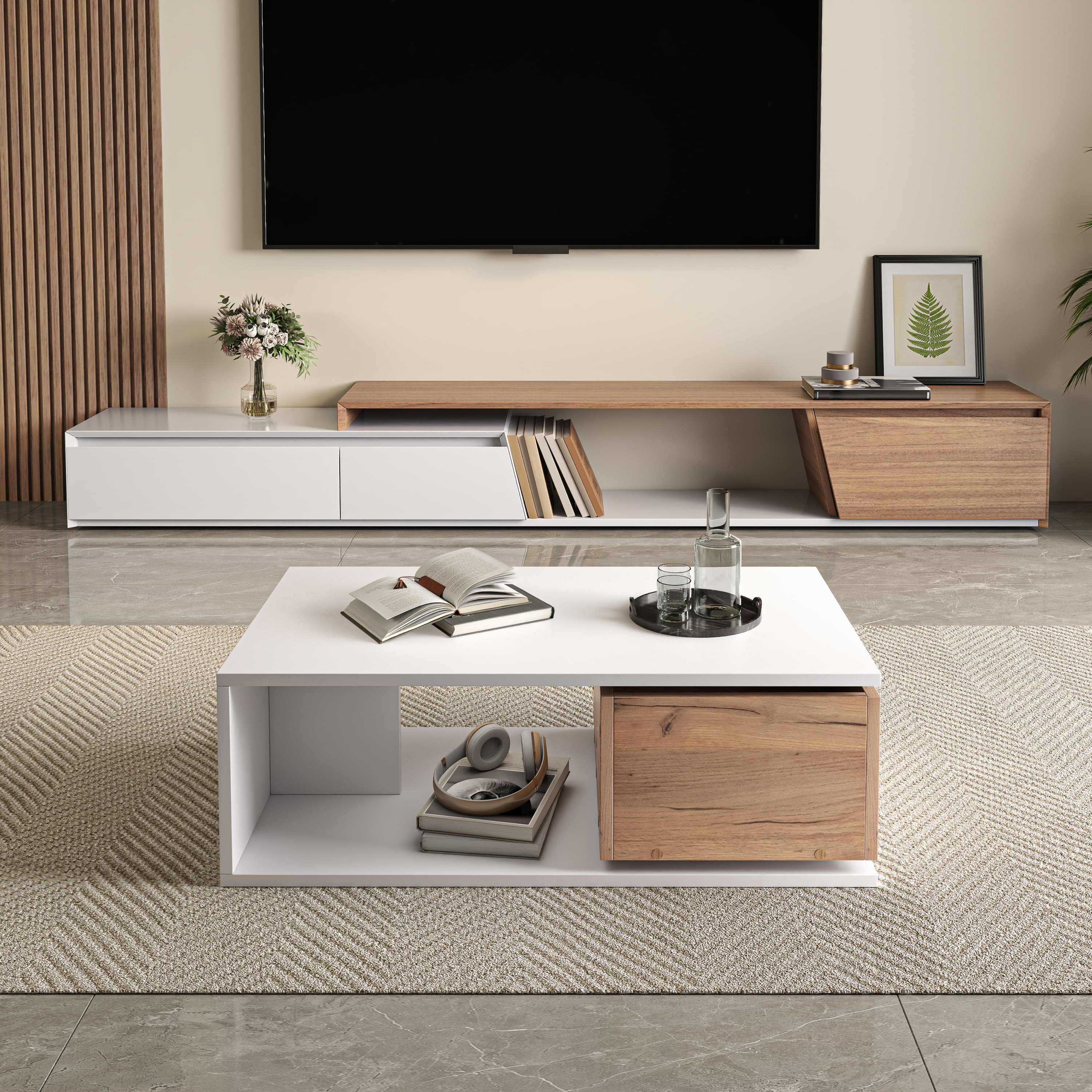 Effortlessly Organise Your Space with this Modern Coffee Table - image 3