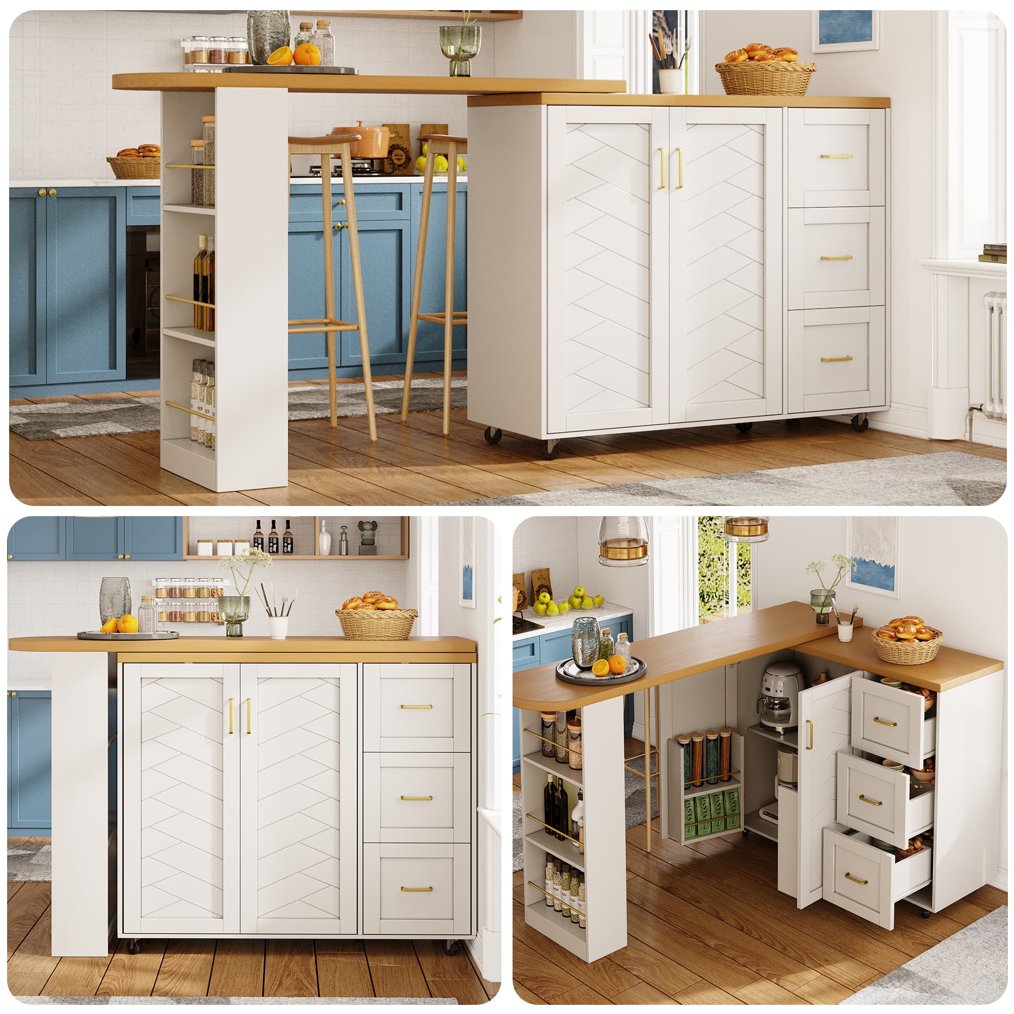 Your Versatile, Extendable Home Bar and Storage Solution