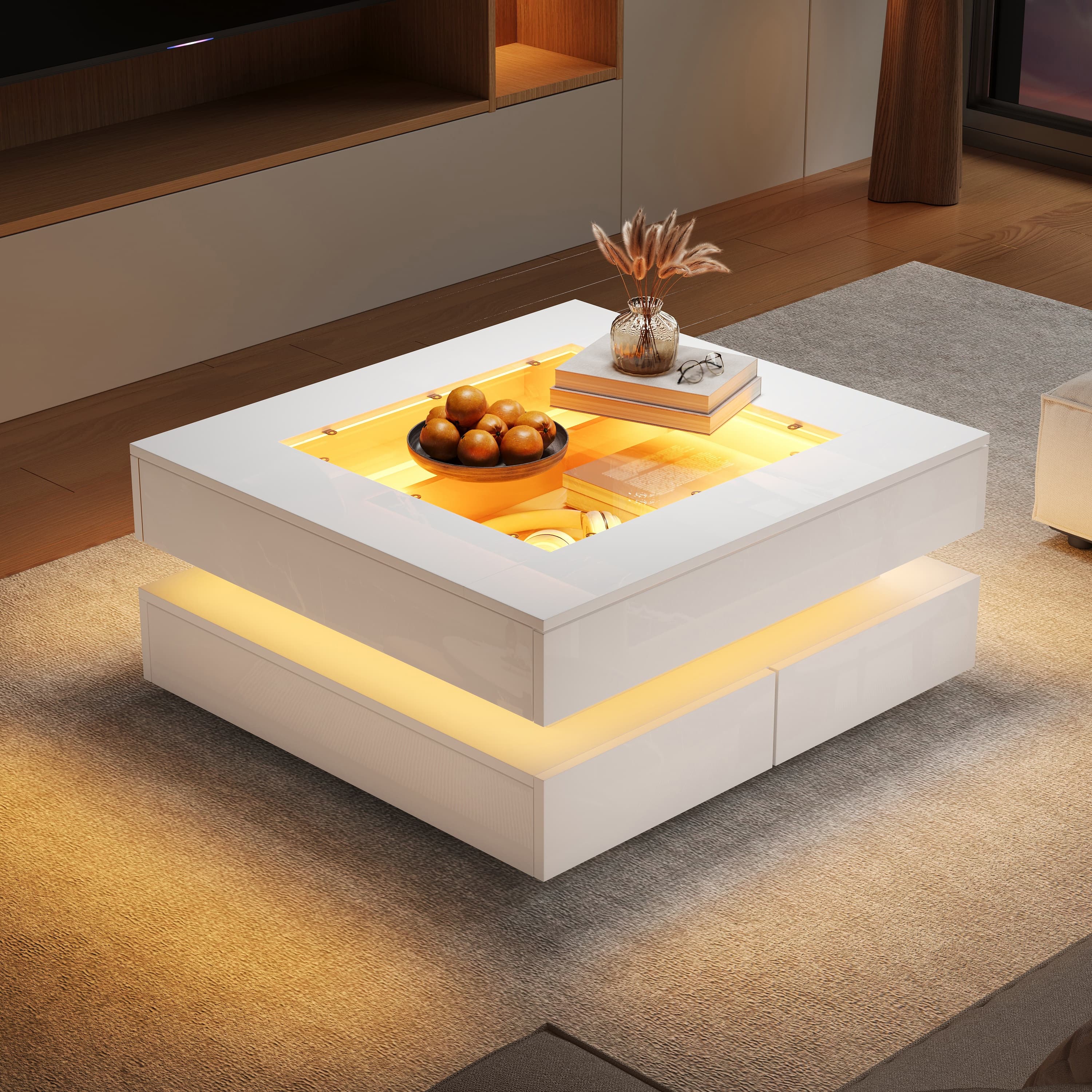 Transform Your Living Room with a Modern LED Coffee Table - image 4