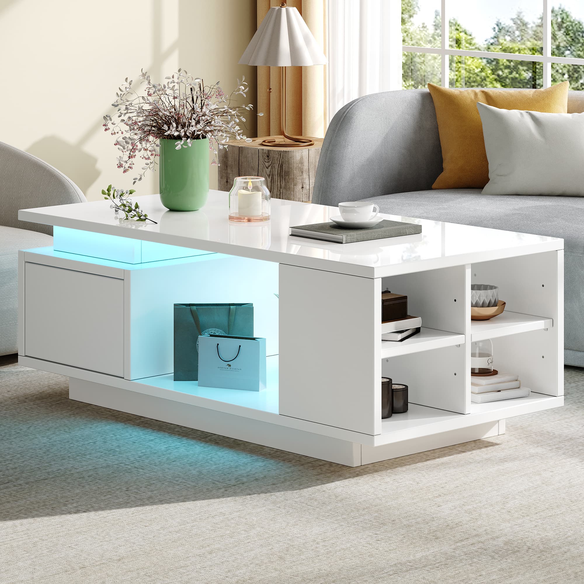 Transform Your Living Room with this LED Coffee Table - image 4