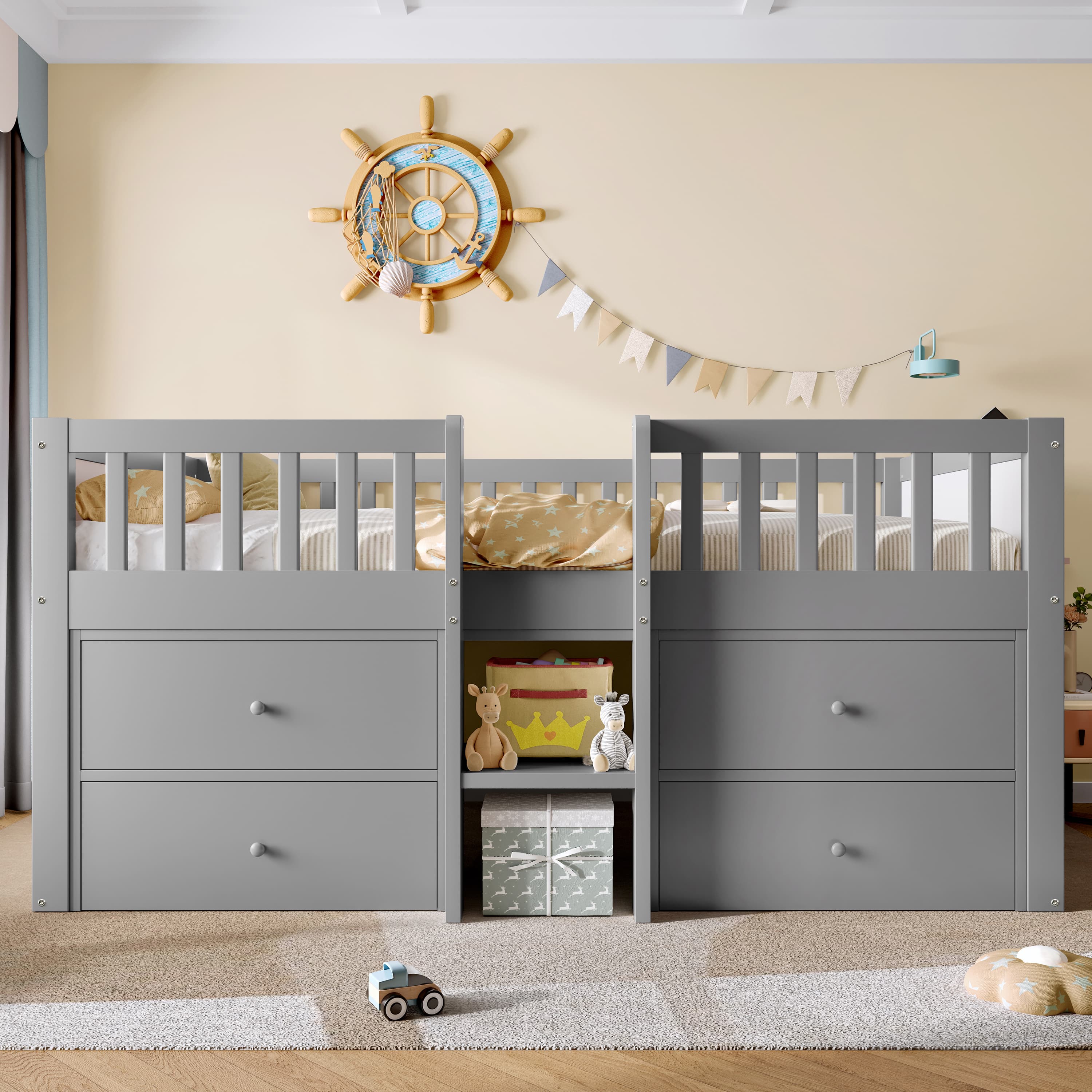 Transform Your Child's Room with this Smart Storage Loft Bed - image 1