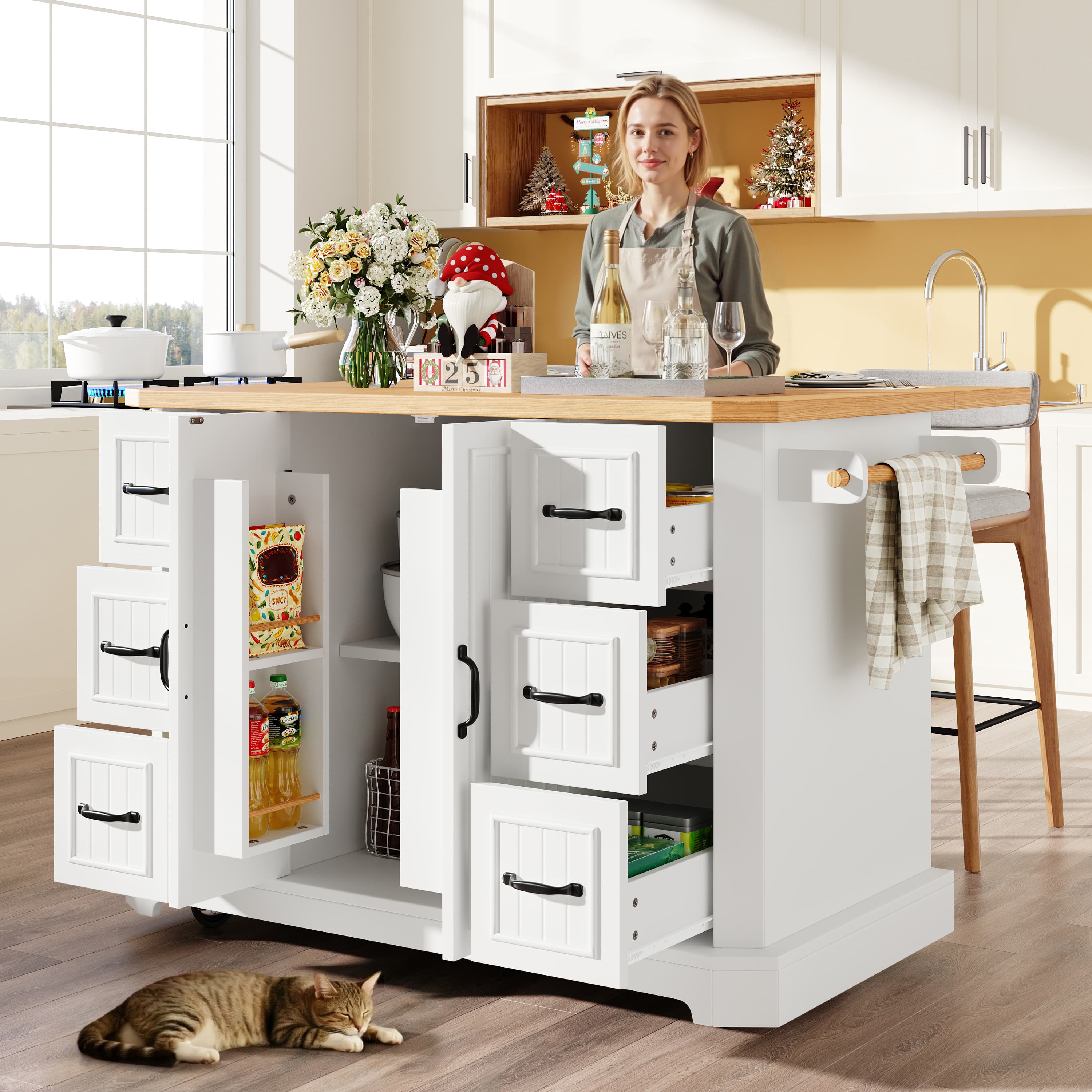 Rolling Kitchen Islands