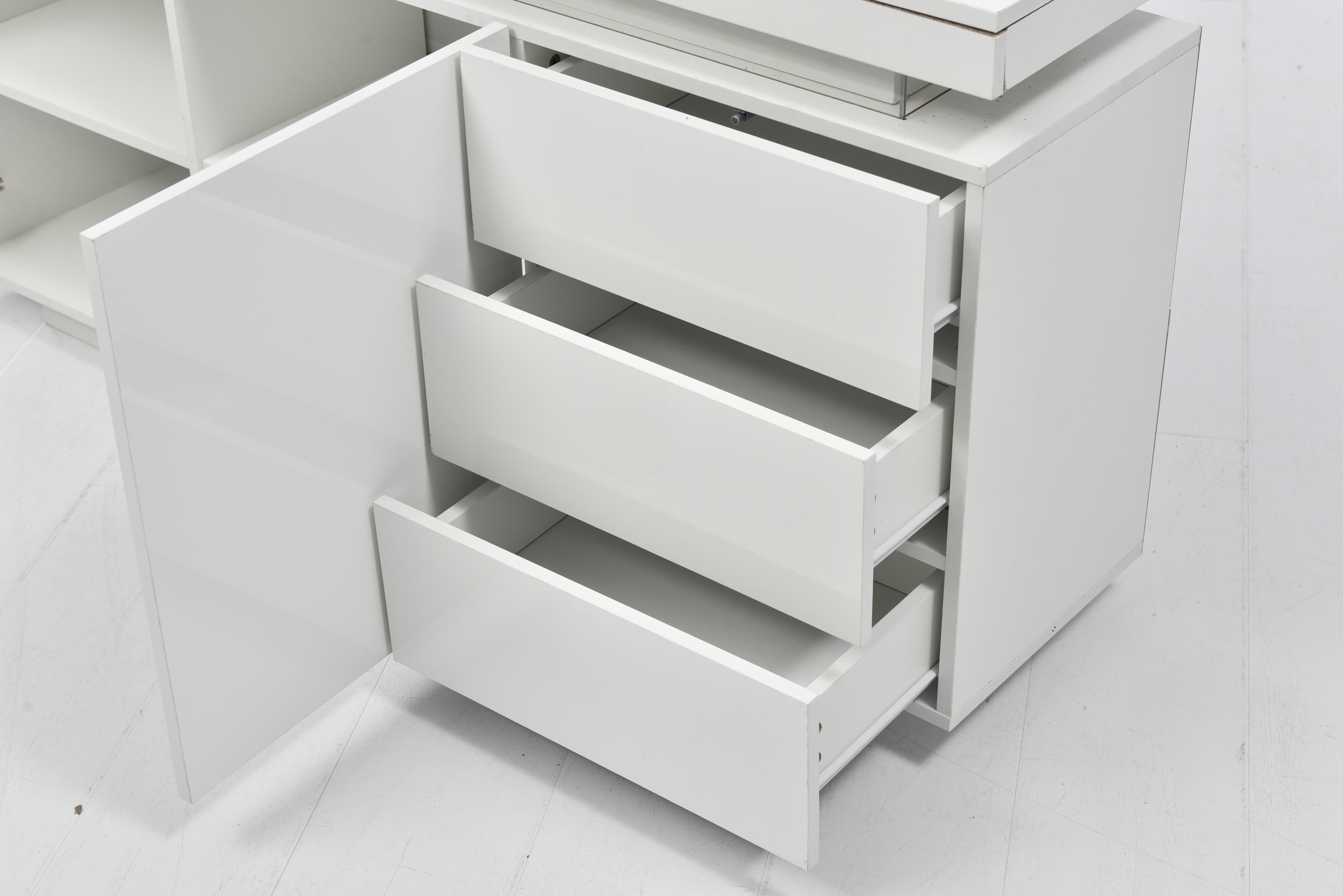 Elevate Your Space with a Modern High Gloss LED Sideboard - image 4