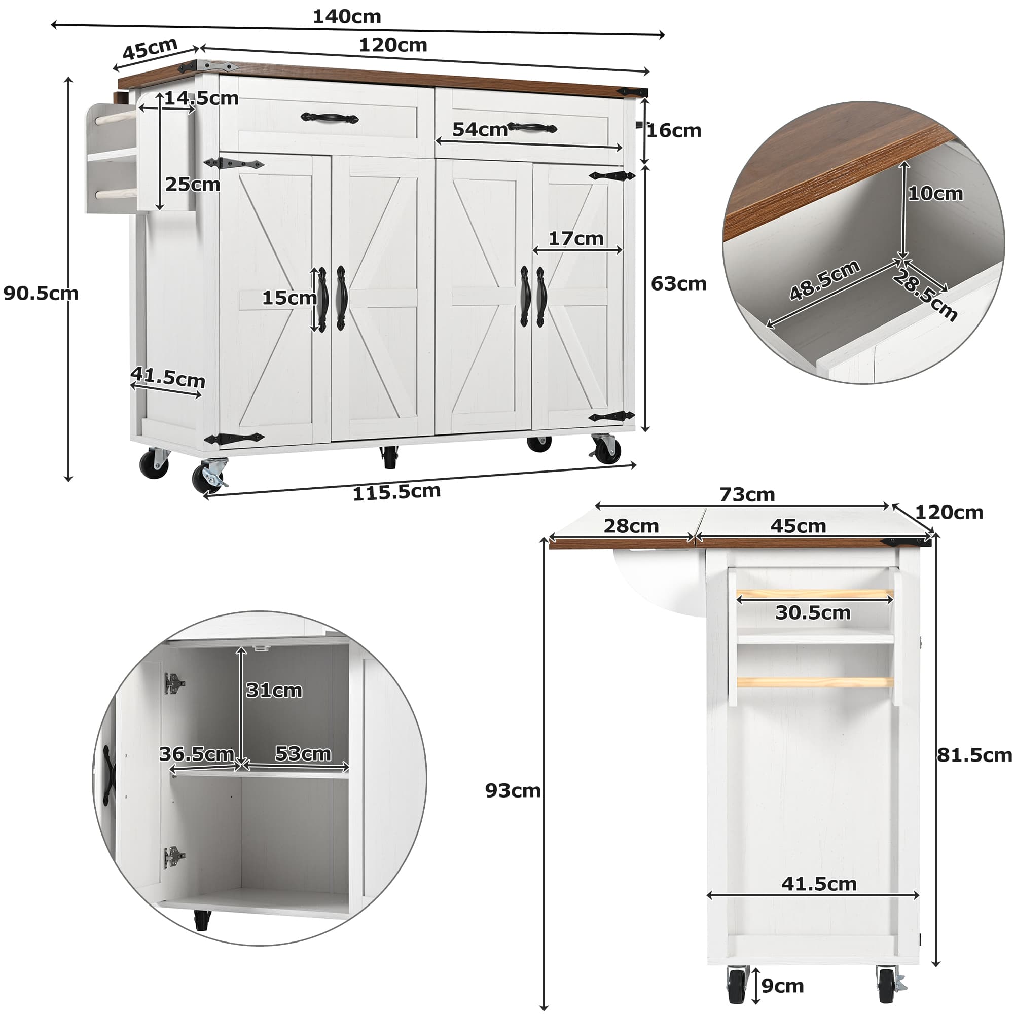 The Ultimate Farmhouse Kitchen Island for Storage & Prep - image 2