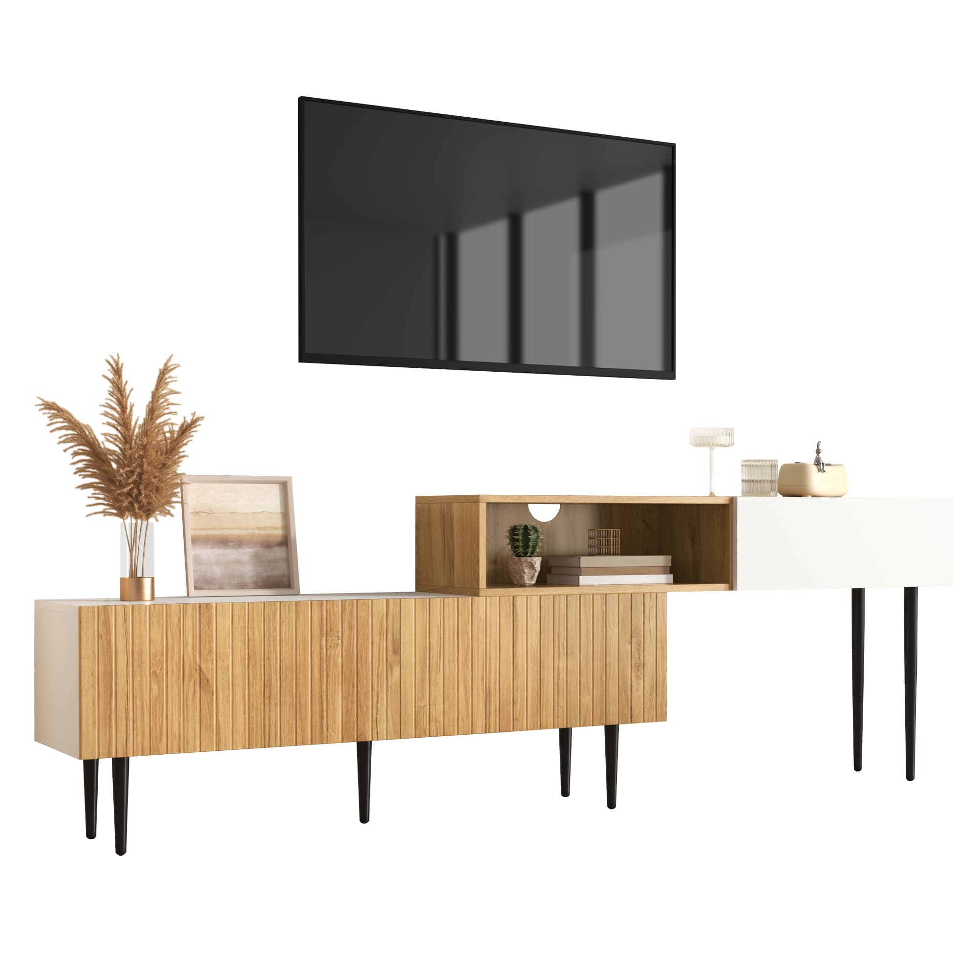 A TV Cabinet That Adapts to Your Space and Your Style