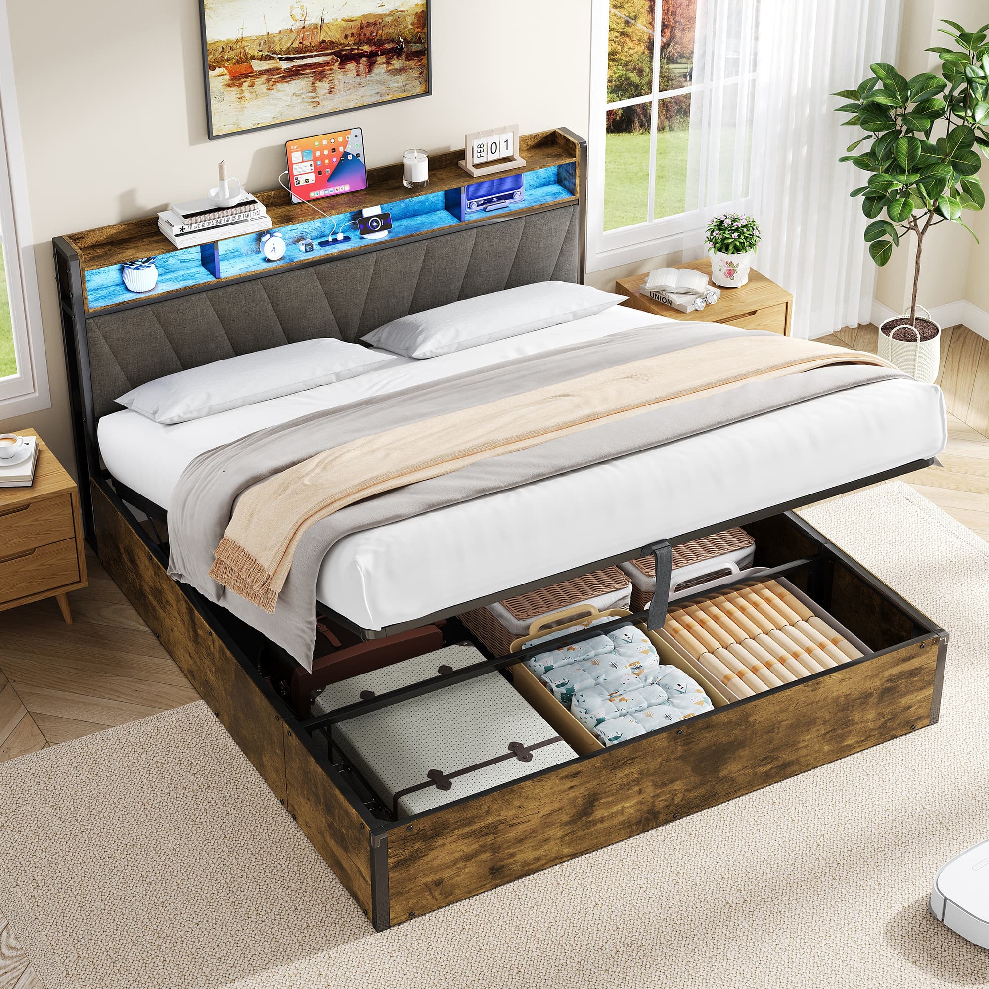 Transform Your Bedroom with Smart Storage & Ambient Lighting - image 4