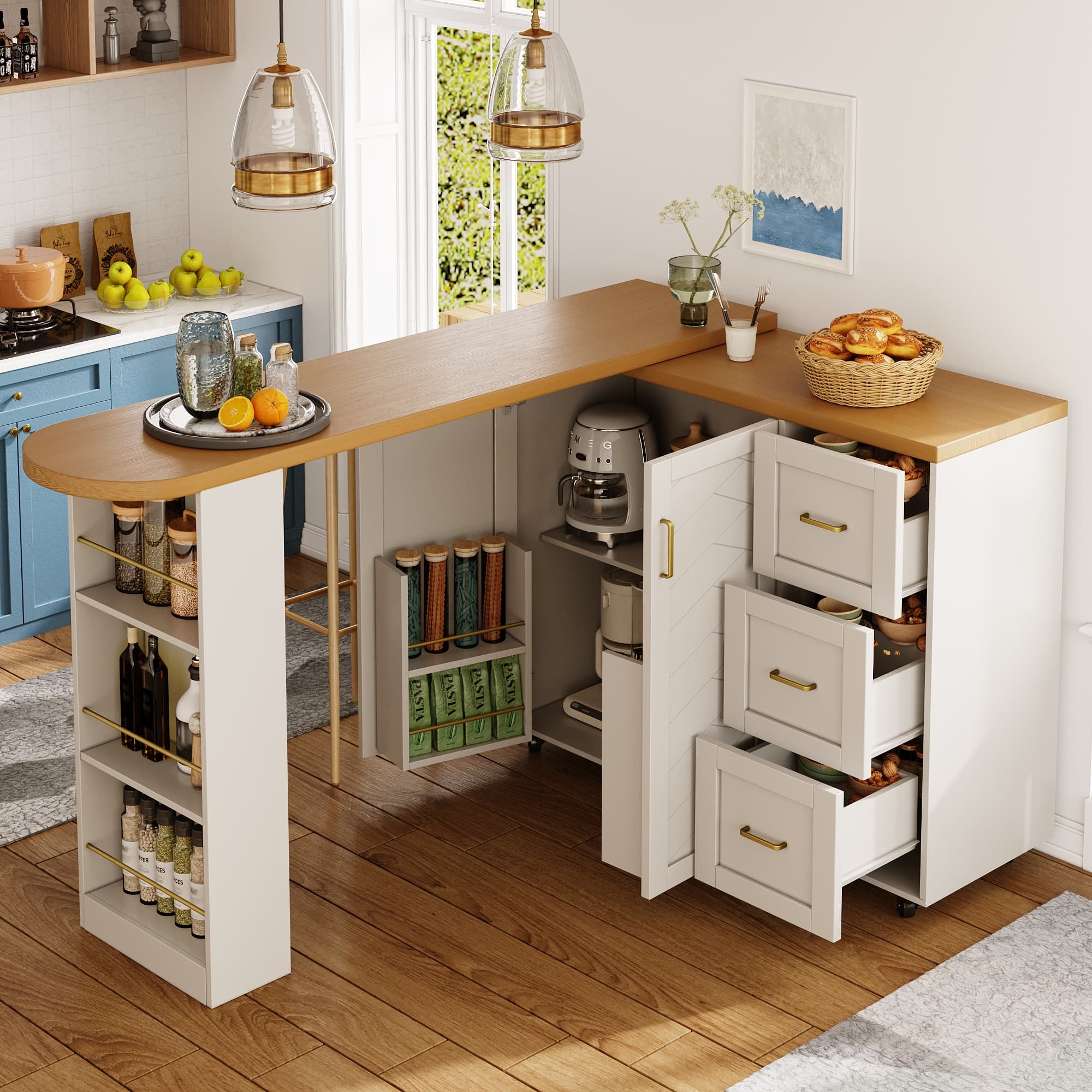 Your Versatile, Extendable Home Bar and Storage Solution - image 2