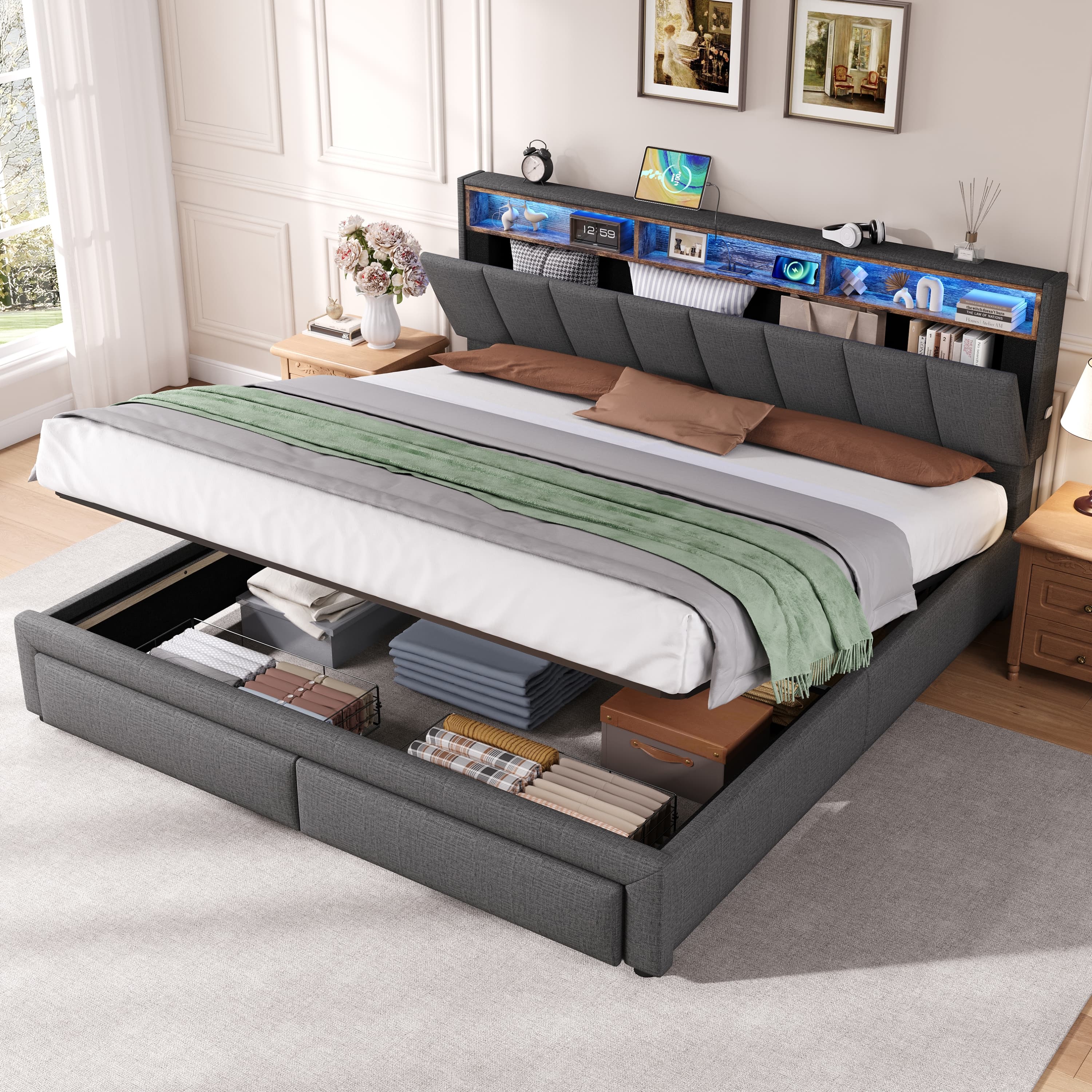 The Ultimate Super King Bed for Storage, Tech & Style - image 3