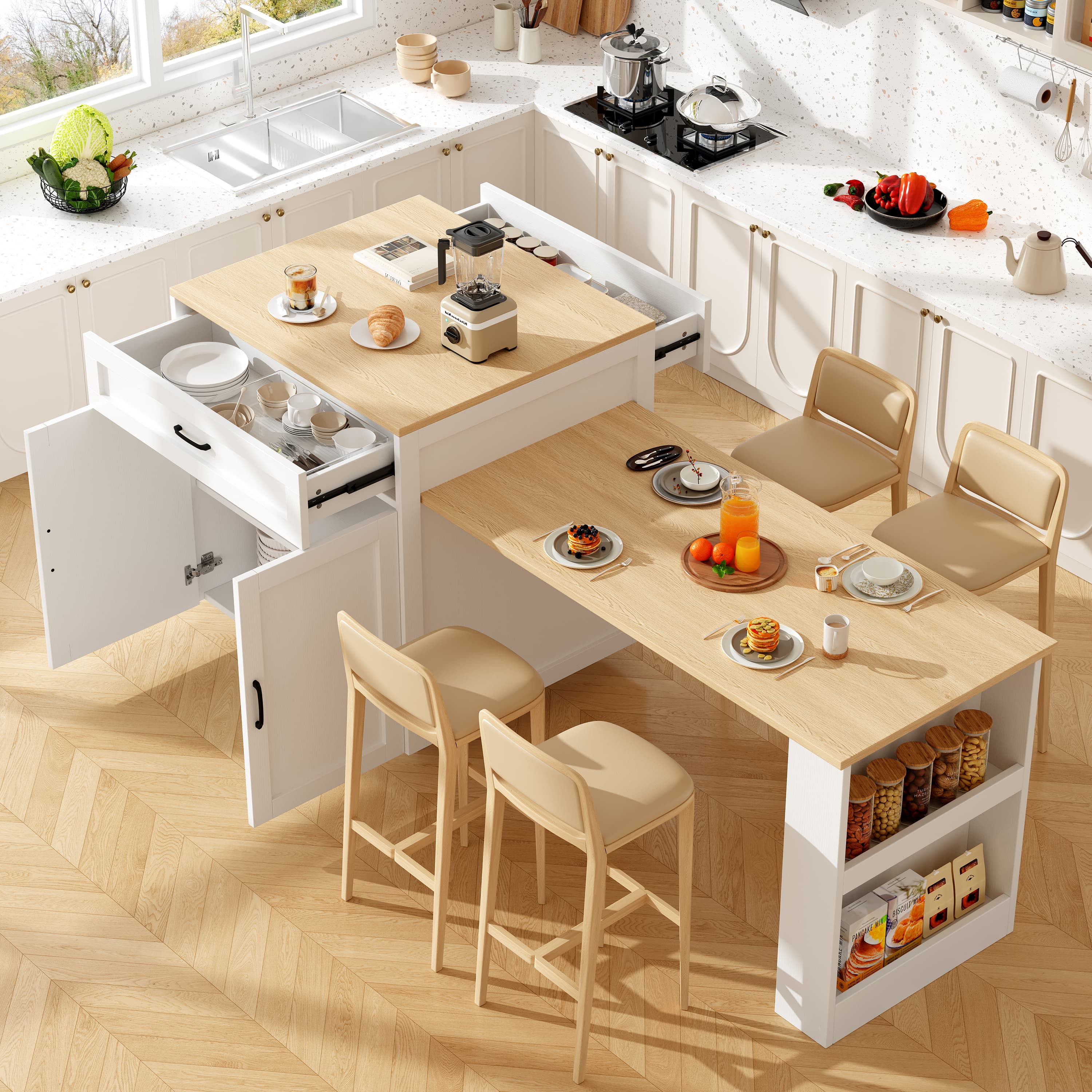 Expand Your Dining Space with this Versatile Kitchen Island - image 4