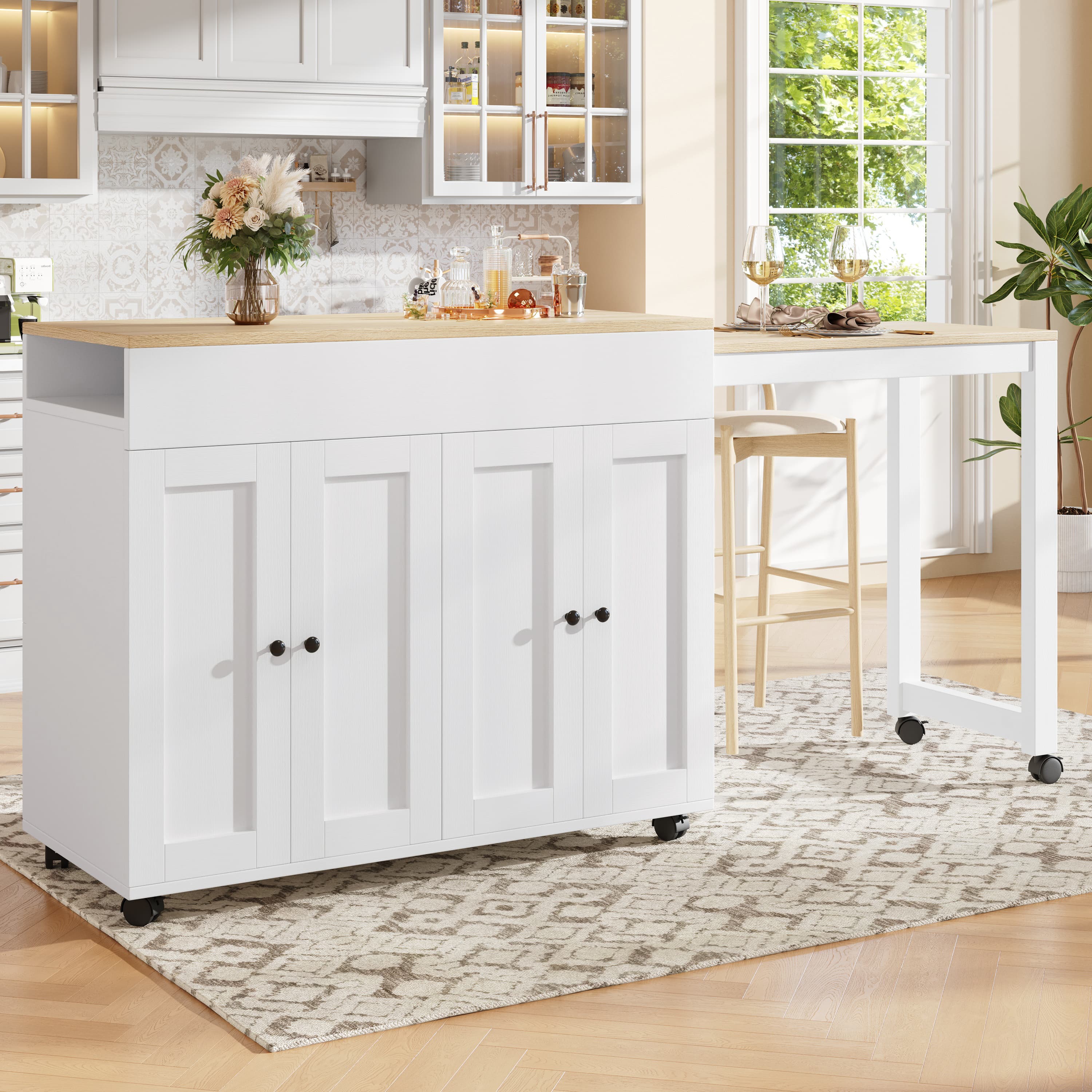 The Smart Extendable Bar Table for Dining & Storage - image 2