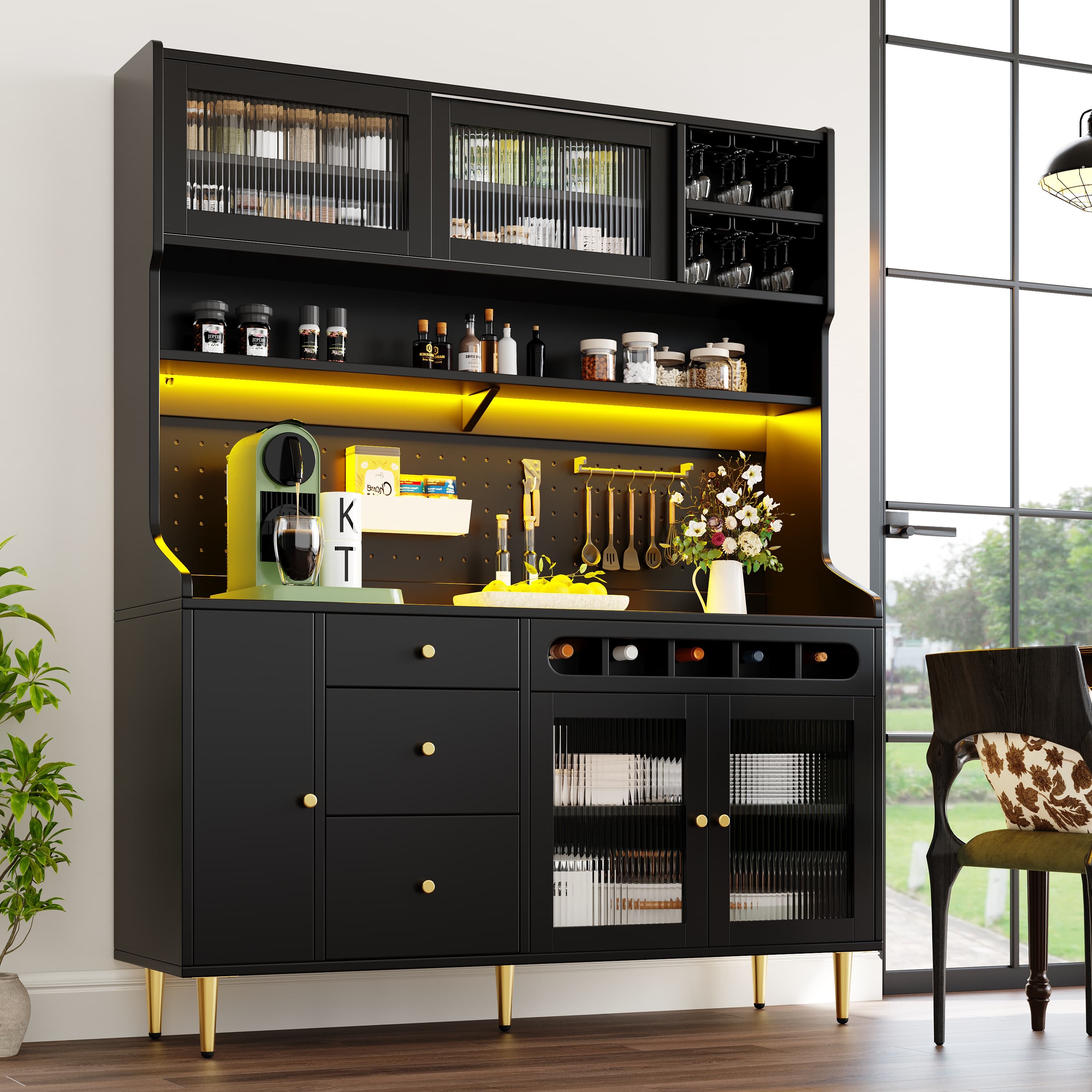 Transform Your Space with a Smart LED Highboard Cabinet - image 2