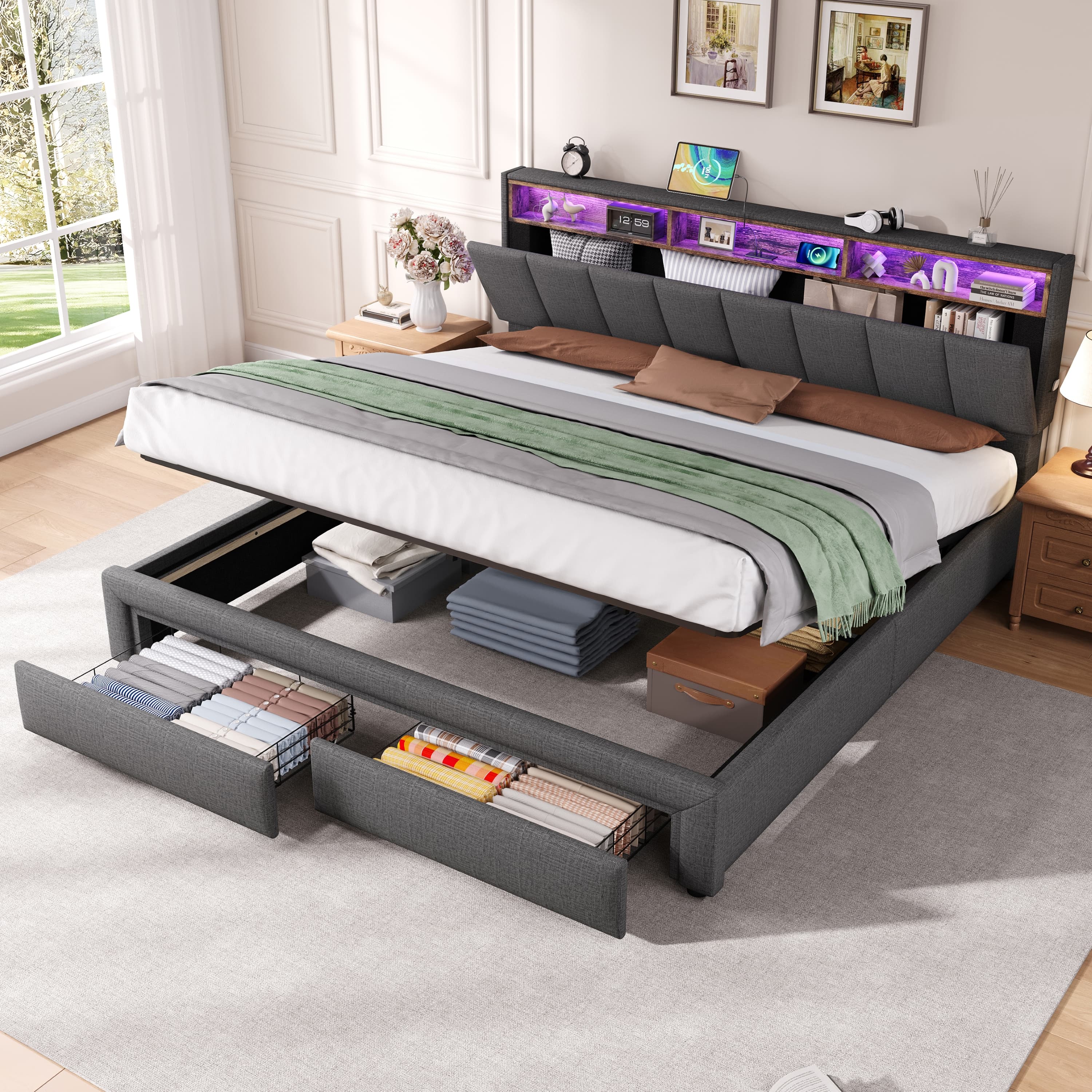 The Ultimate Super King Bed for Storage, Tech & Style - image 2