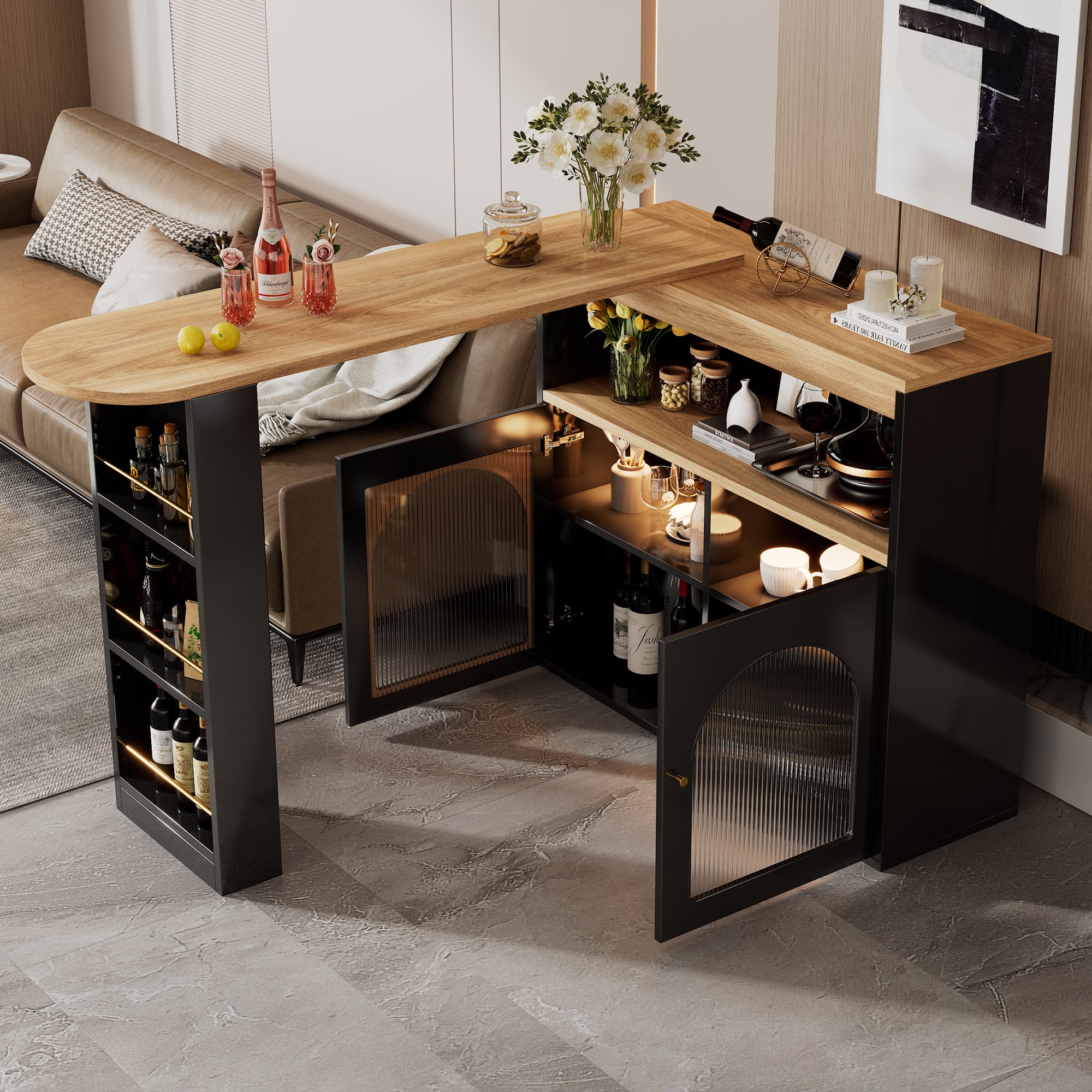 Transform Your Kitchen with a Swivel Island & Dining Table - image 2