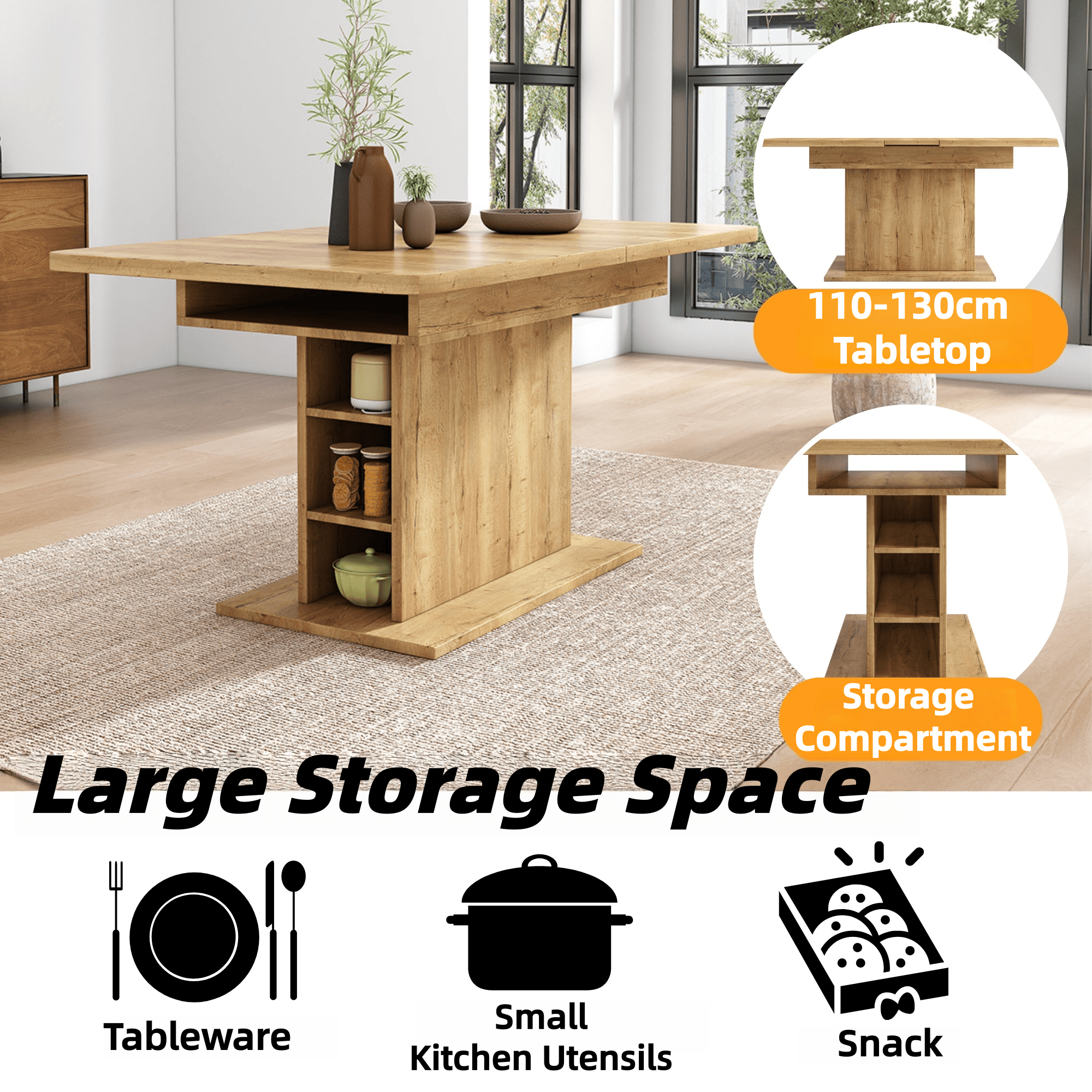 Effortlessly Host More Guests with this Extendable Dining Table - image 5