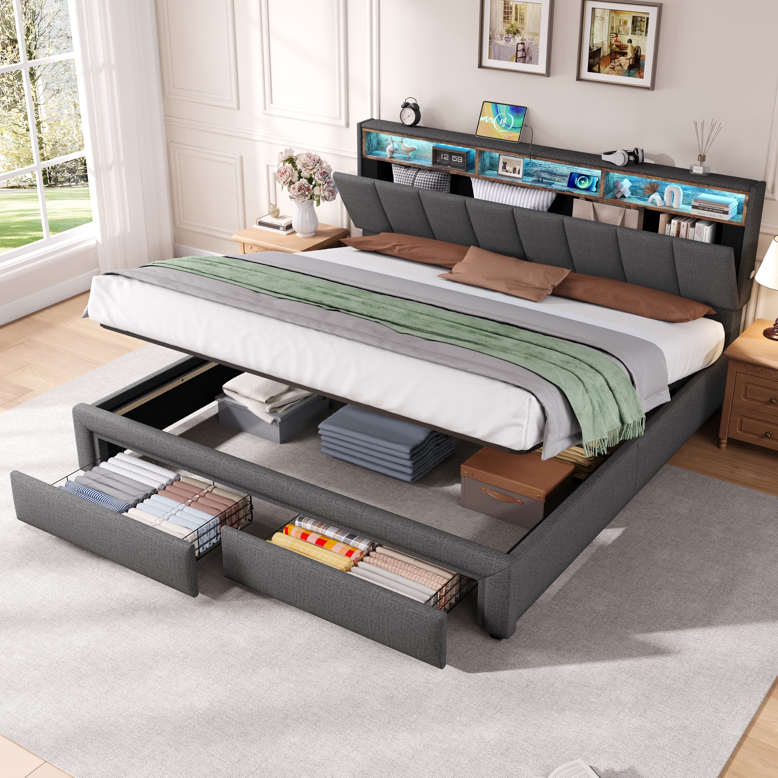 The Ultimate Super King Bed for Storage, Tech & Style - image 4