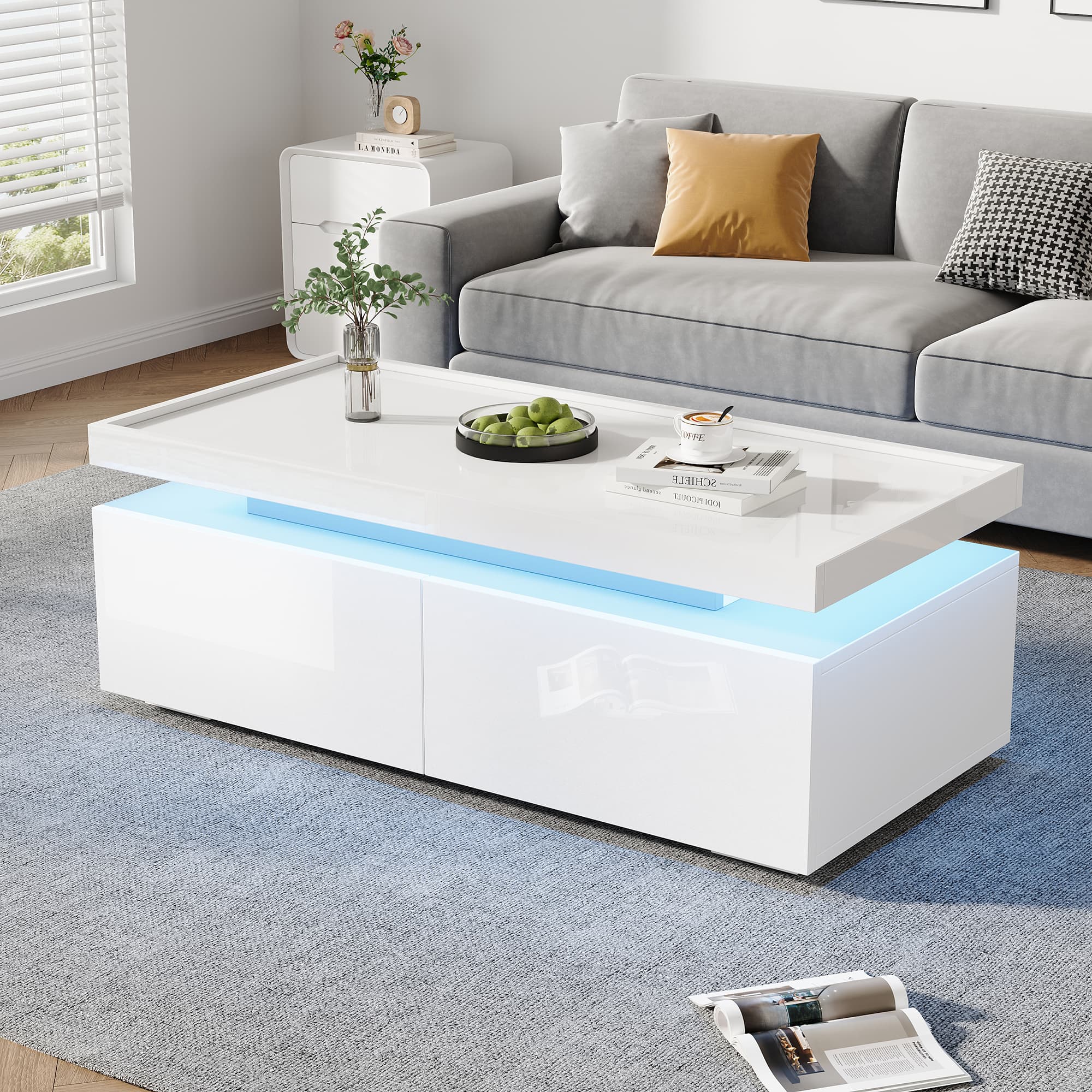 Transform Your Living Room with a Modern LED Coffee Table - image 5
