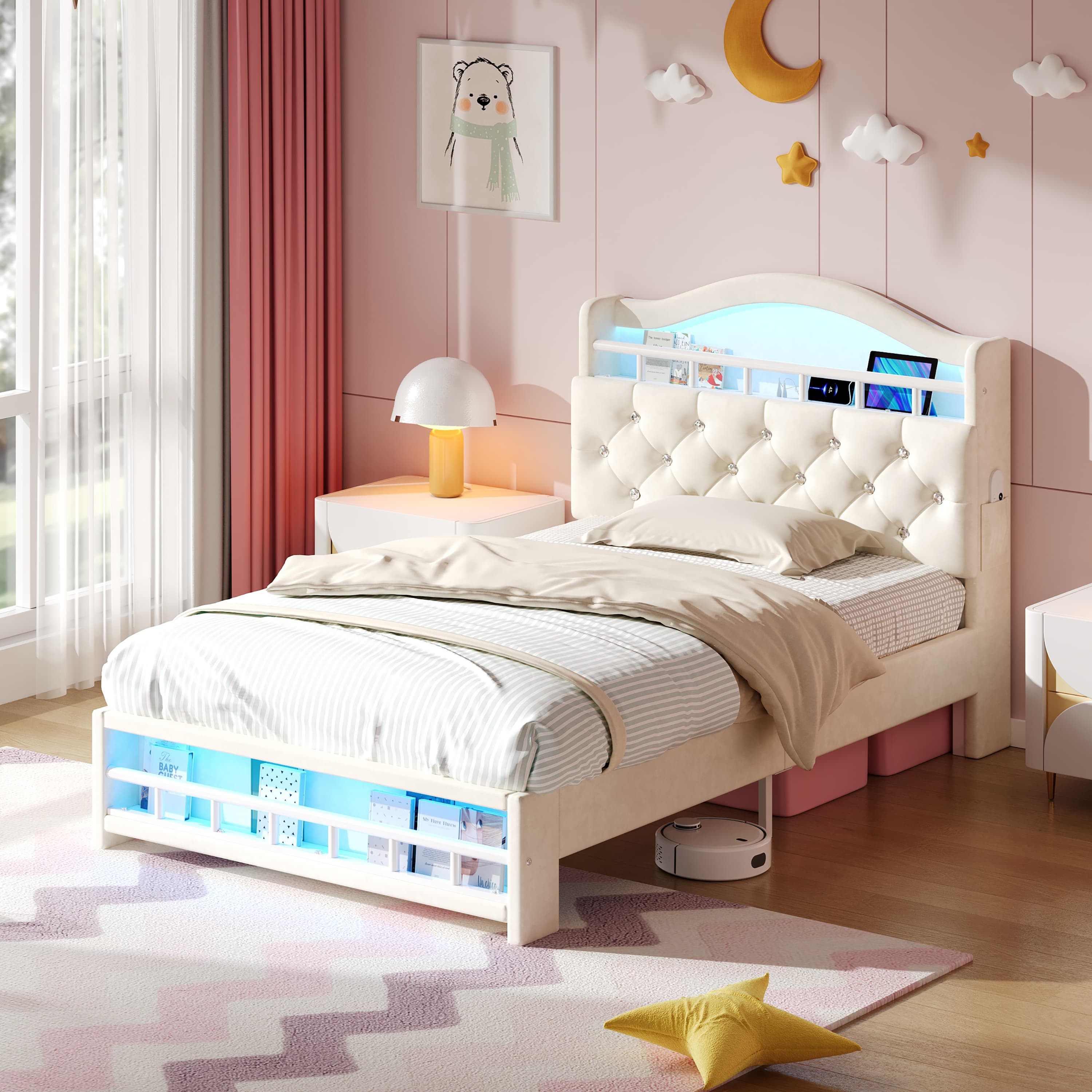 Your All-in-One Bed: Storage, Charging & Ambient Lighting - image 5