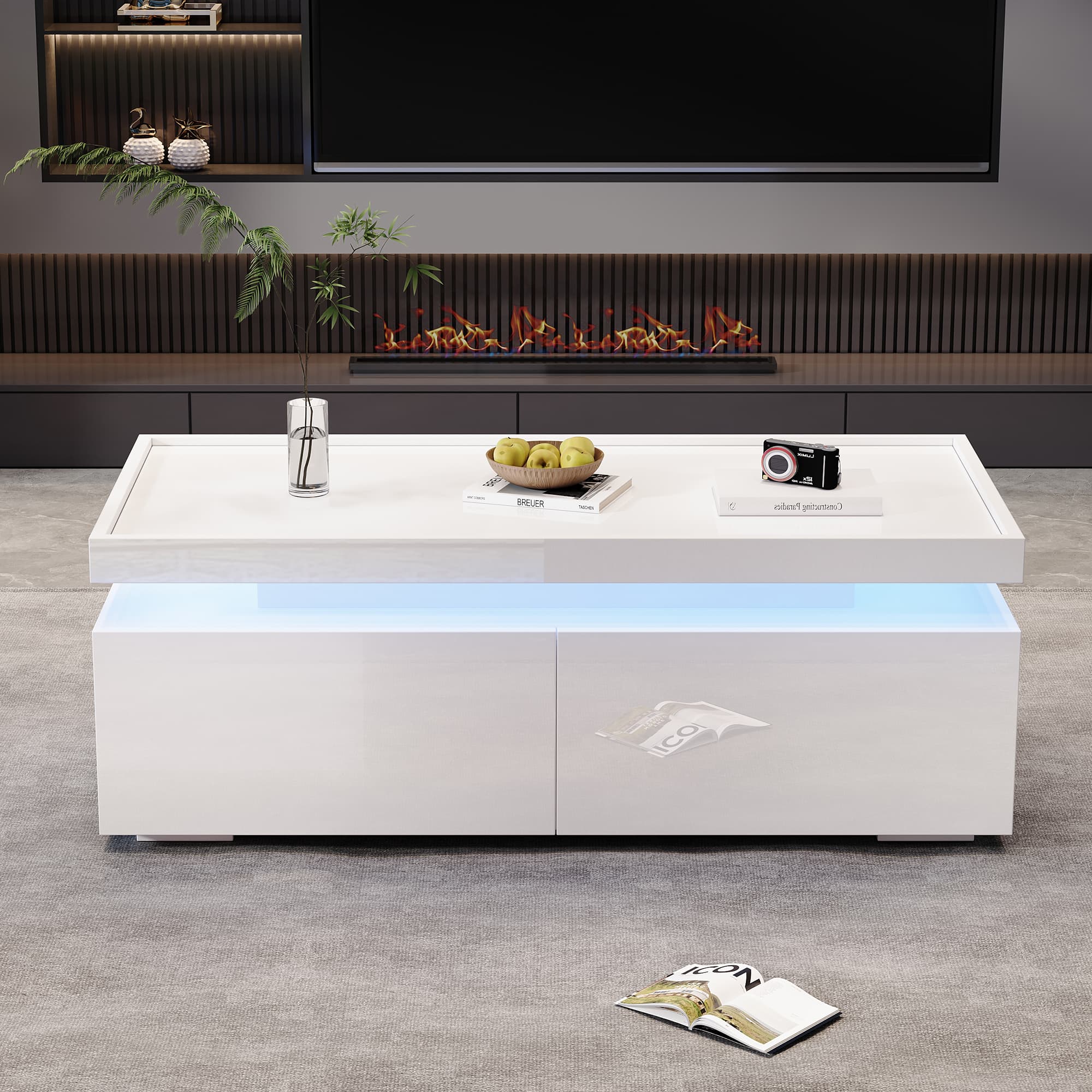 Transform Your Living Room with a Modern LED Coffee Table - image 4