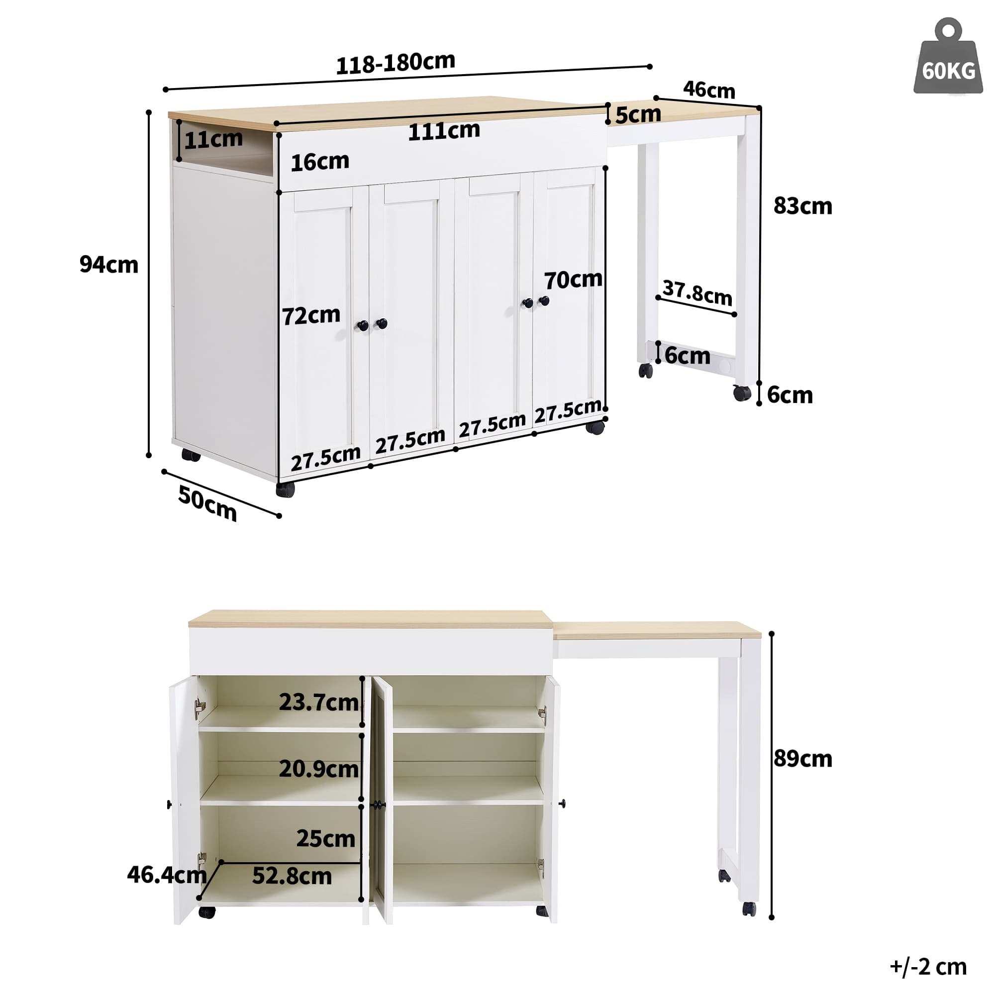The Smart Extendable Bar Table for Dining & Storage - image 5