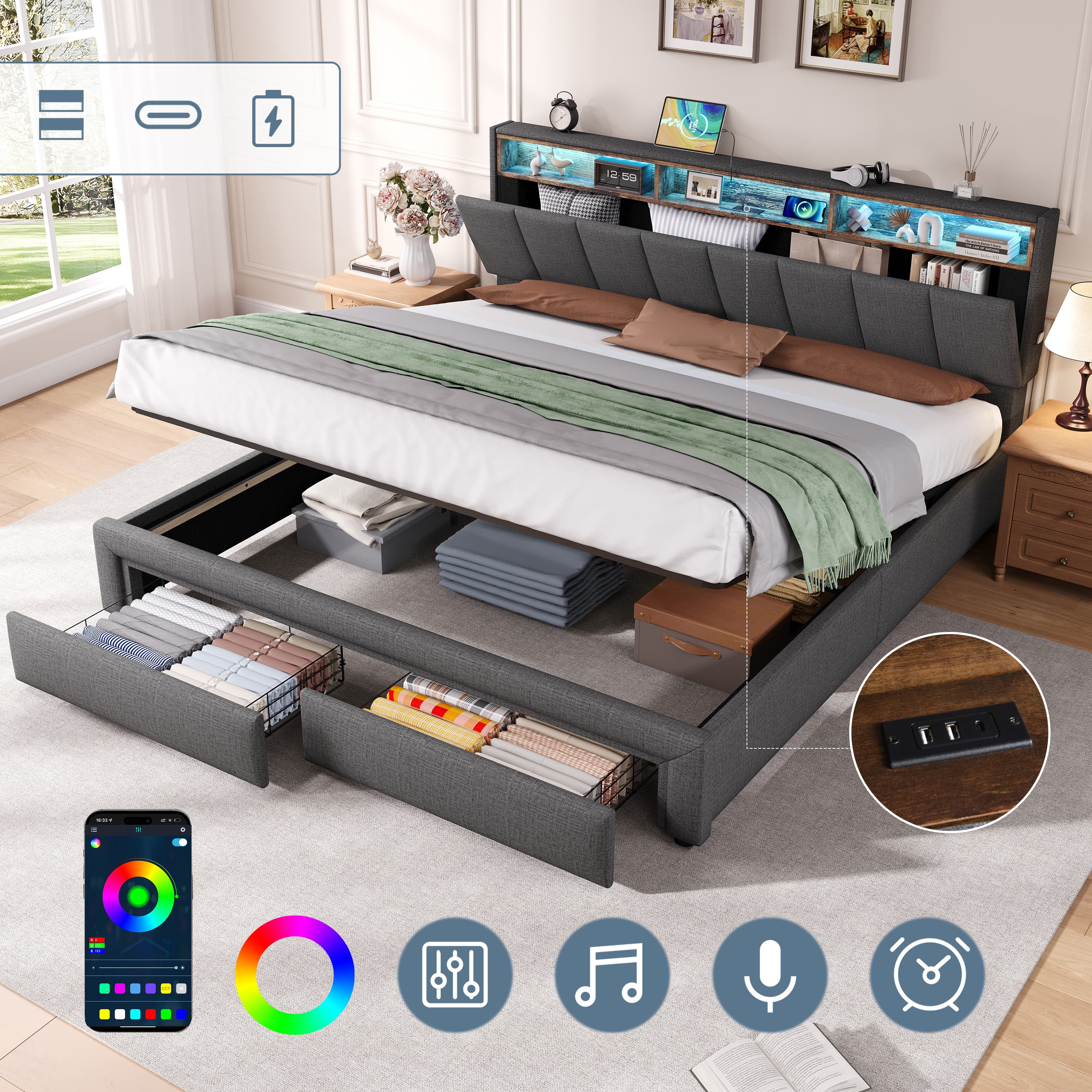 Super King Ottoman Beds