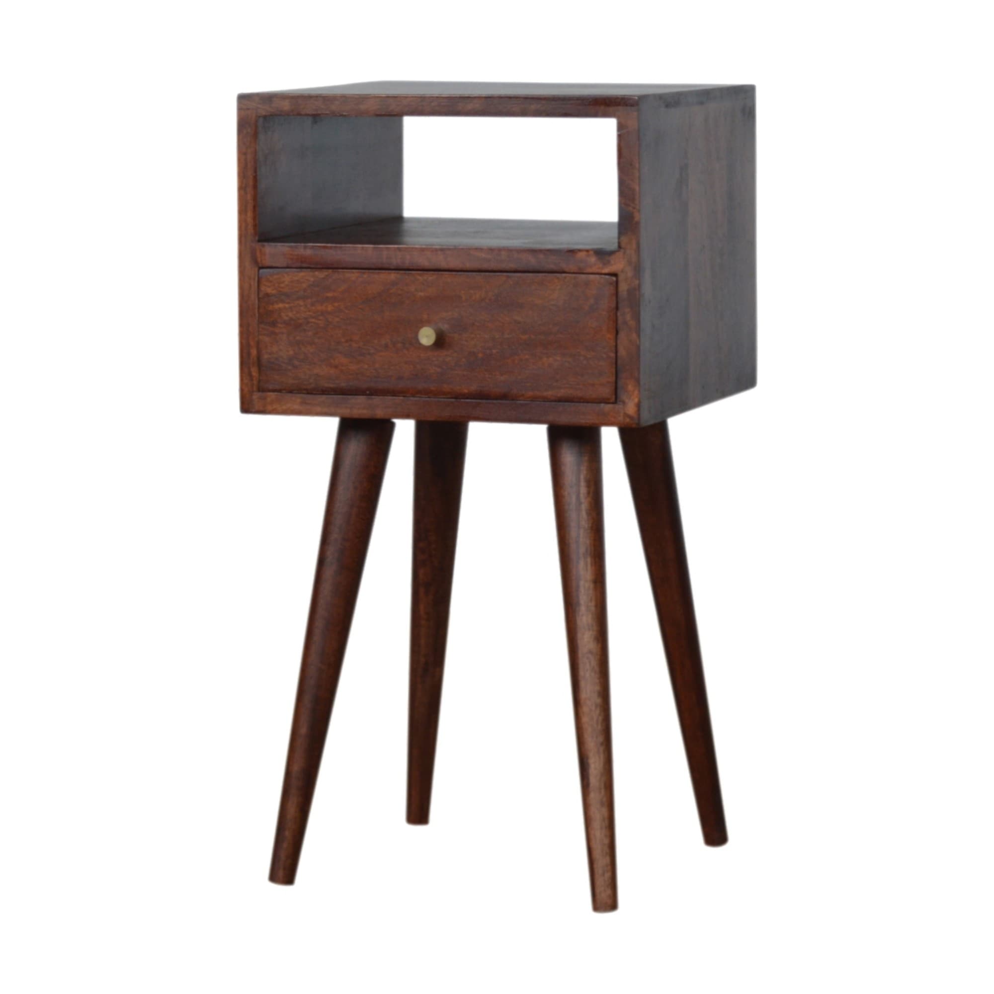 Handcrafted Solid Wood Bedside Table for Compact Spaces - image 2