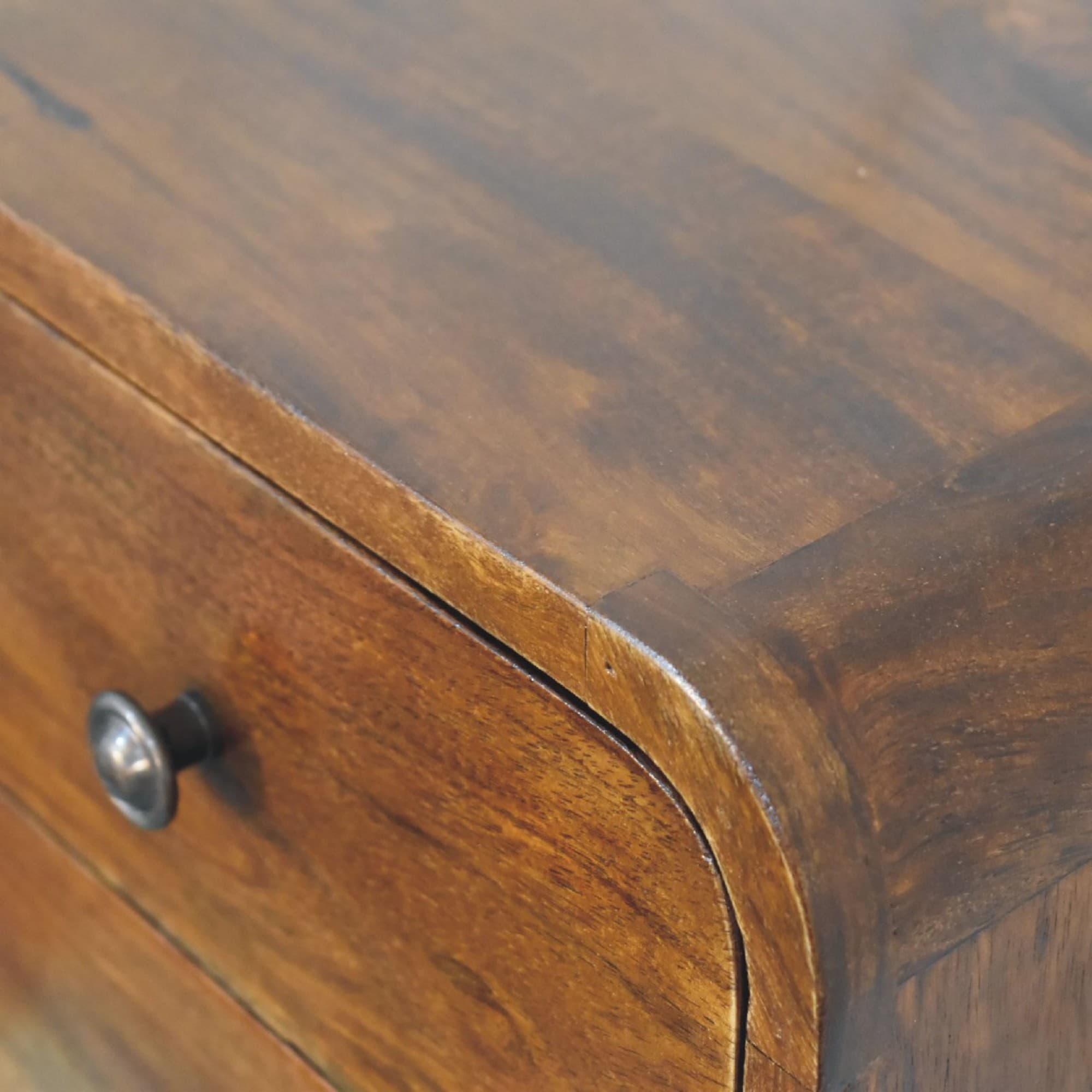 Effortless Style & Storage: The Solid Mango Wood Floating Bedside - image 5