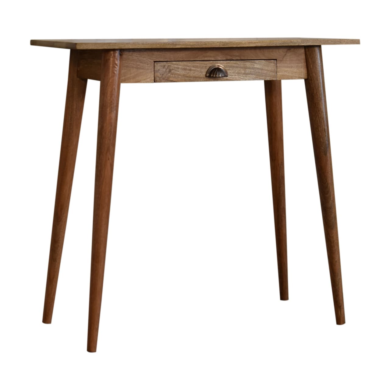 Effortless Solid Mango Wood Nordic Writing Desk - image 3