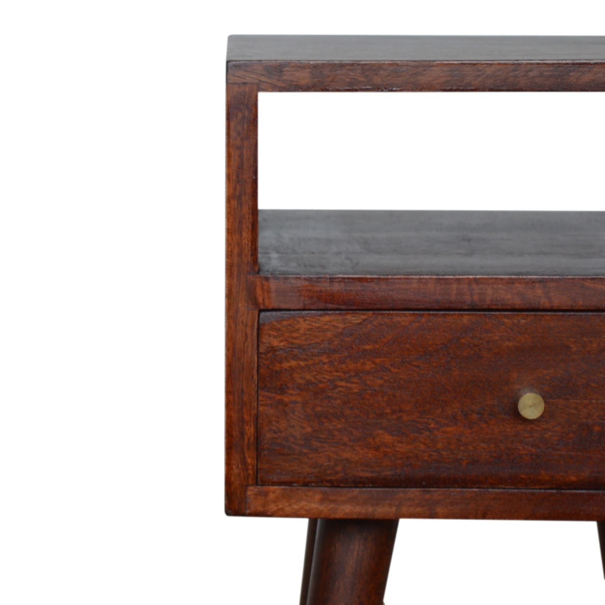 Handcrafted Solid Wood Bedside Table for Compact Spaces - image 5