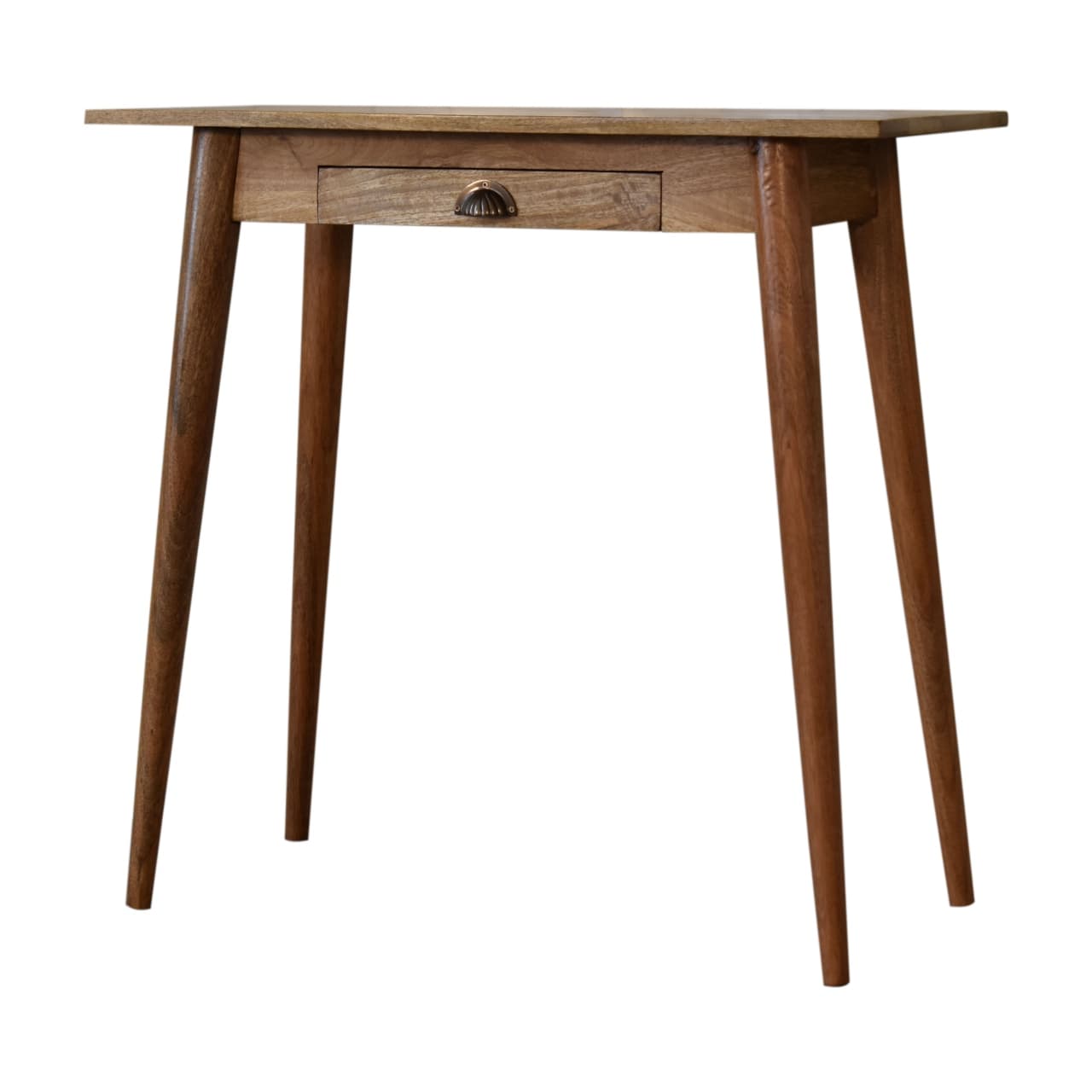 Effortless Solid Mango Wood Nordic Writing Desk - image 1