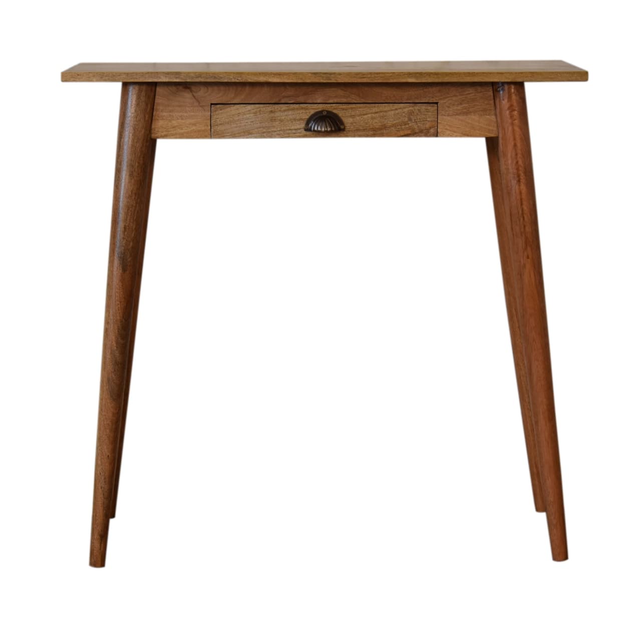 Effortless Solid Mango Wood Nordic Writing Desk - image 5