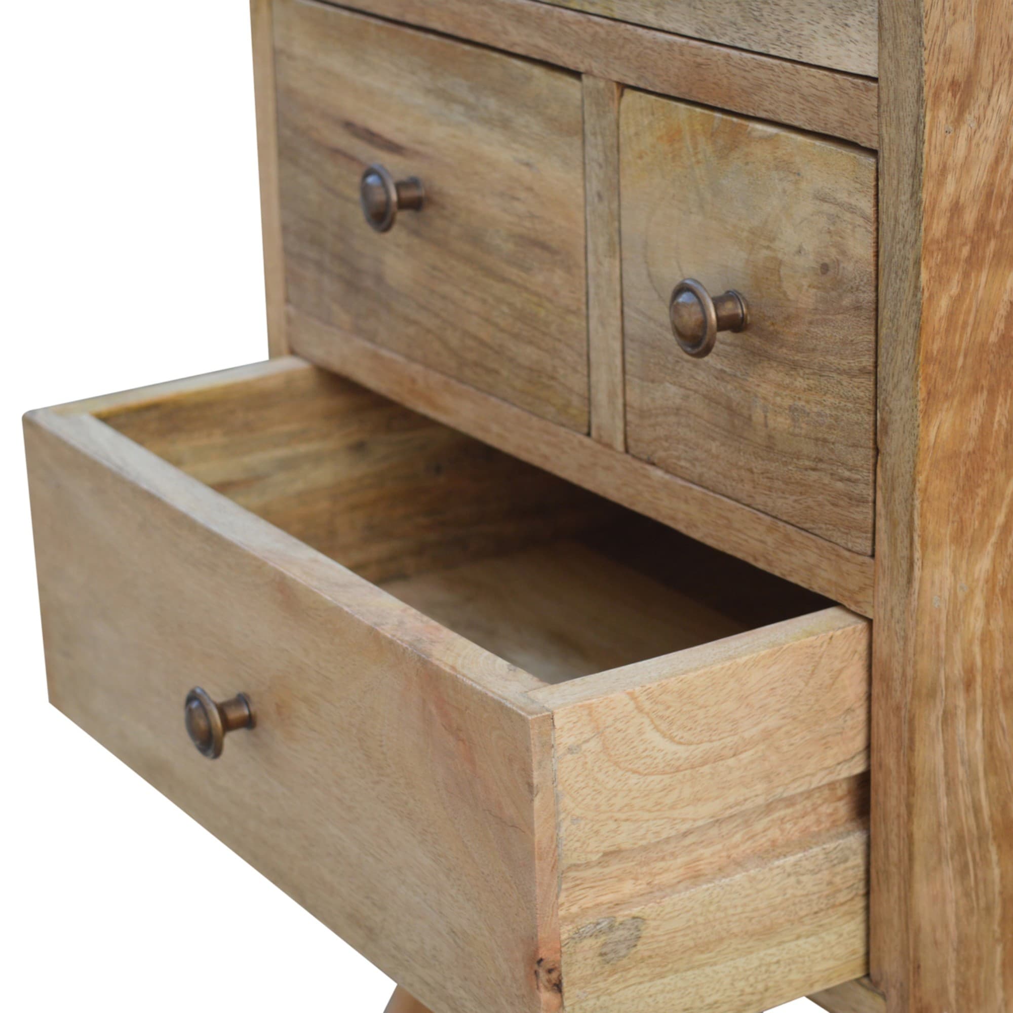 Handcrafted Solid Wood Bedside Table for Minimalist Living - image 5