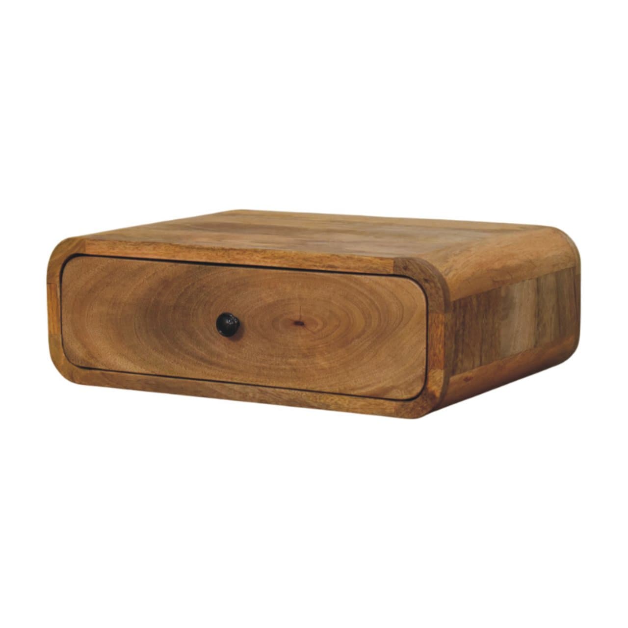Transform Your Space with the Avora Floating Bedside Table - Brown