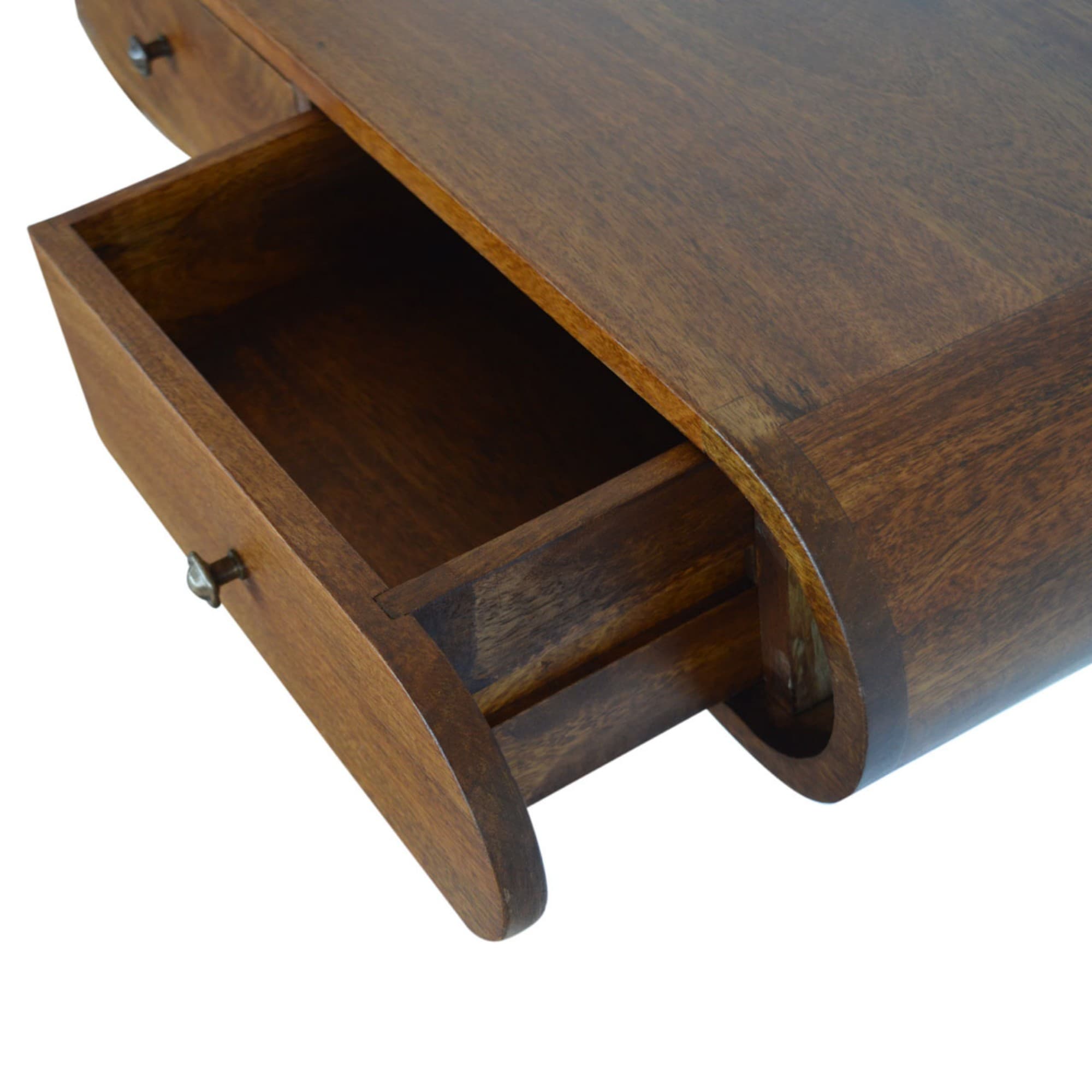Elevate Your Entryway with a Floating Chestnut Console - image 3