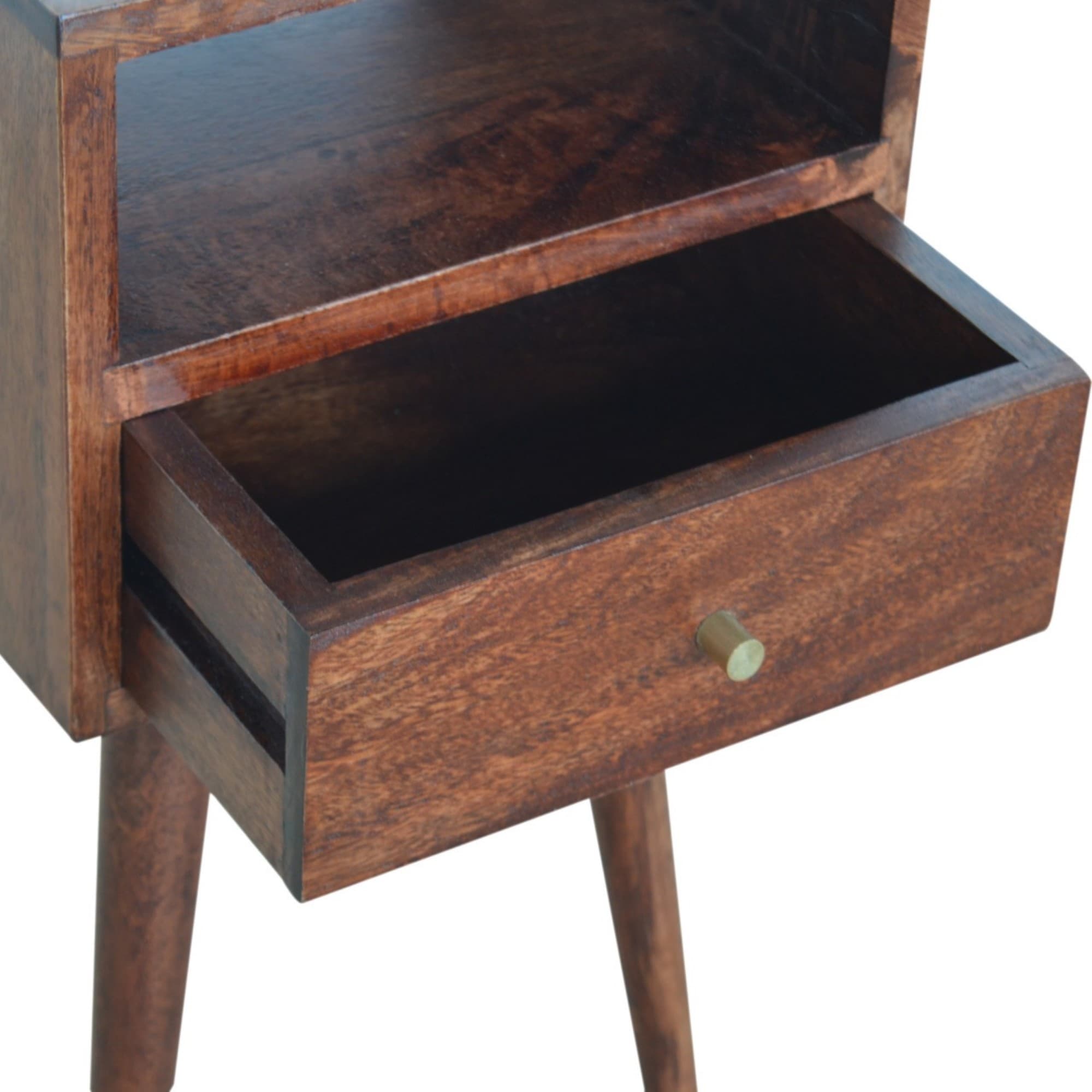 Handcrafted Solid Wood Bedside Table for Compact Spaces - image 1