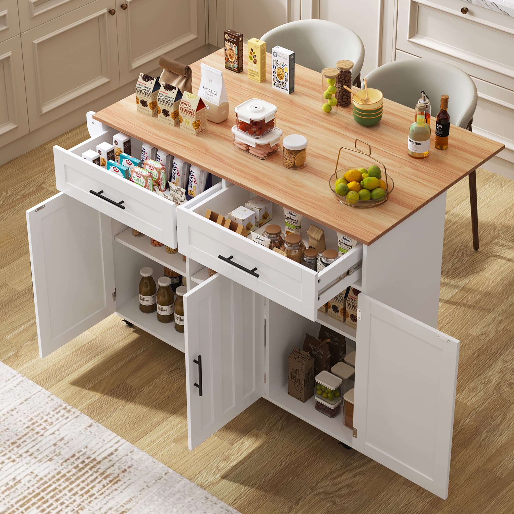 Effortless Extra Storage & Prep Space for Your Kitchen