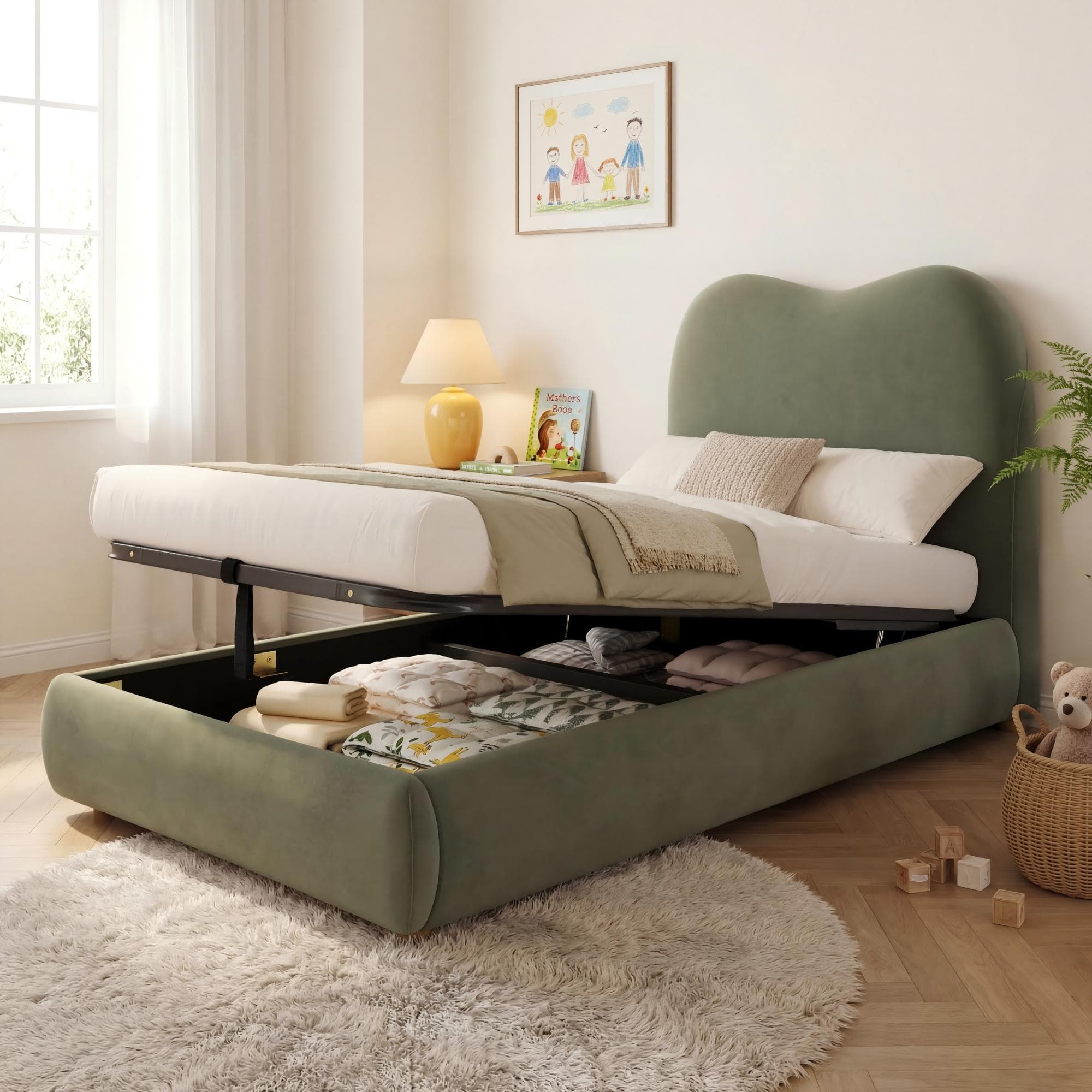 Transform Your Child's Room with Smart Storage & Style - Green