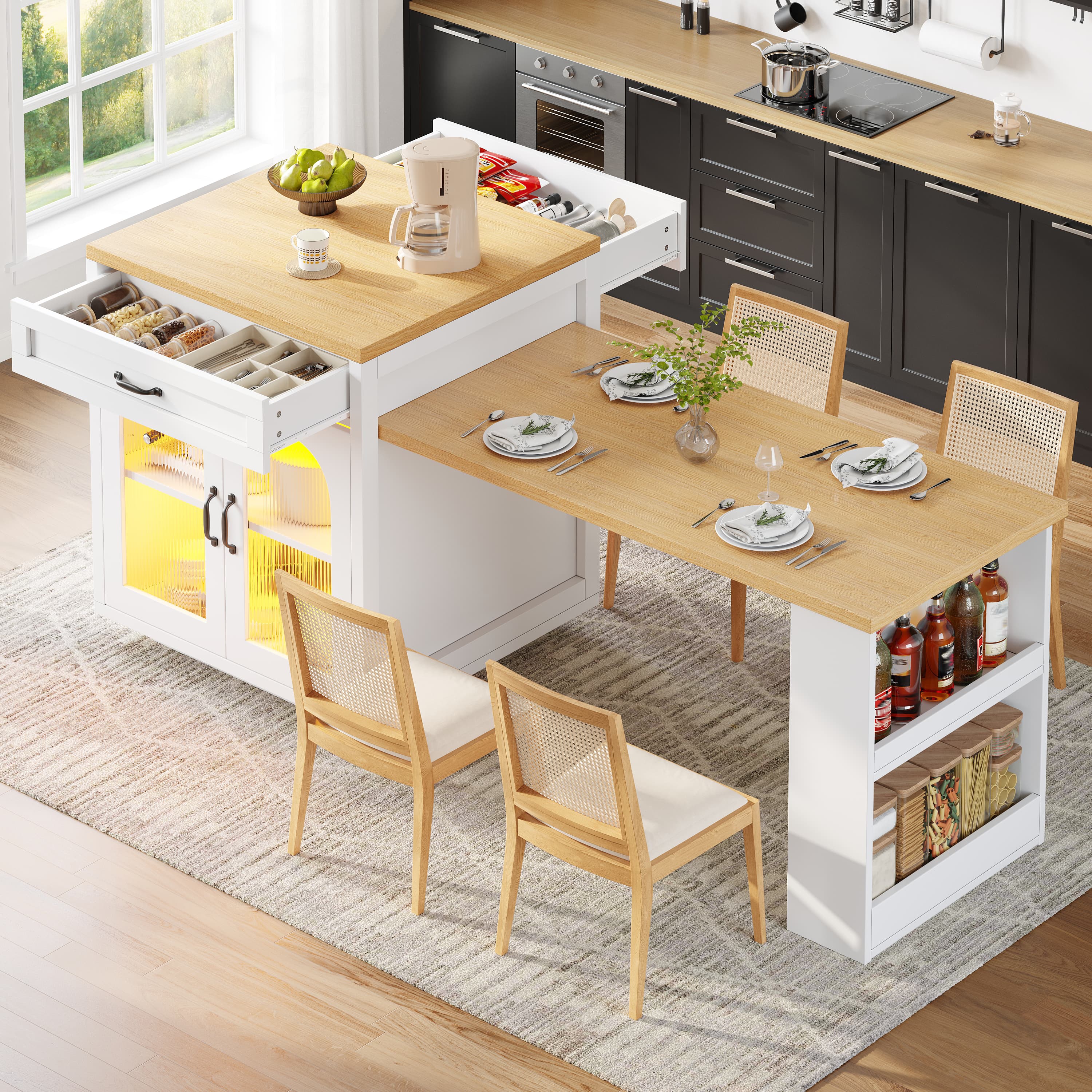 Extendable Kitchen Islands