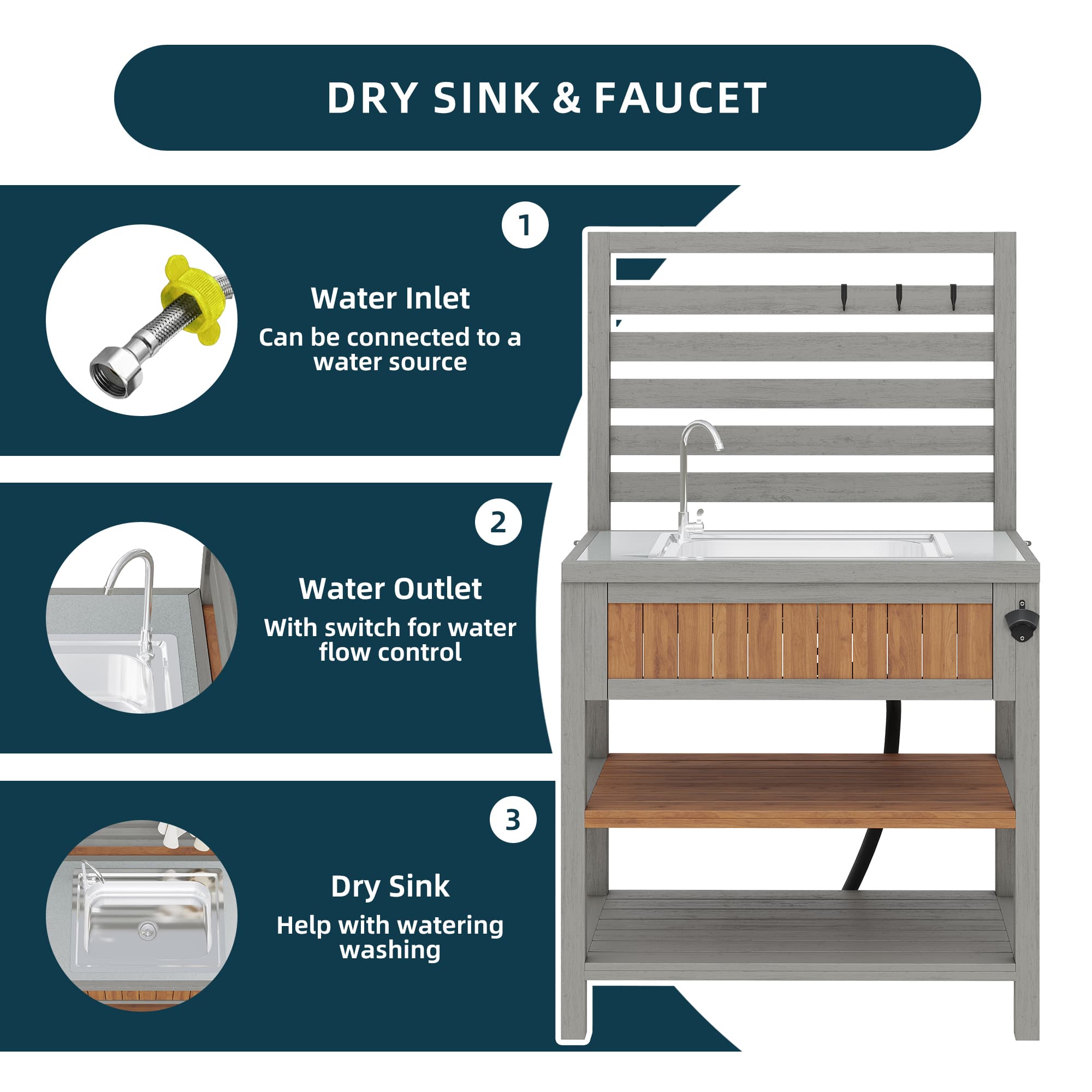 Transform Your Garden with this Wooden Outdoor Kitchen Cabinet - image 2
