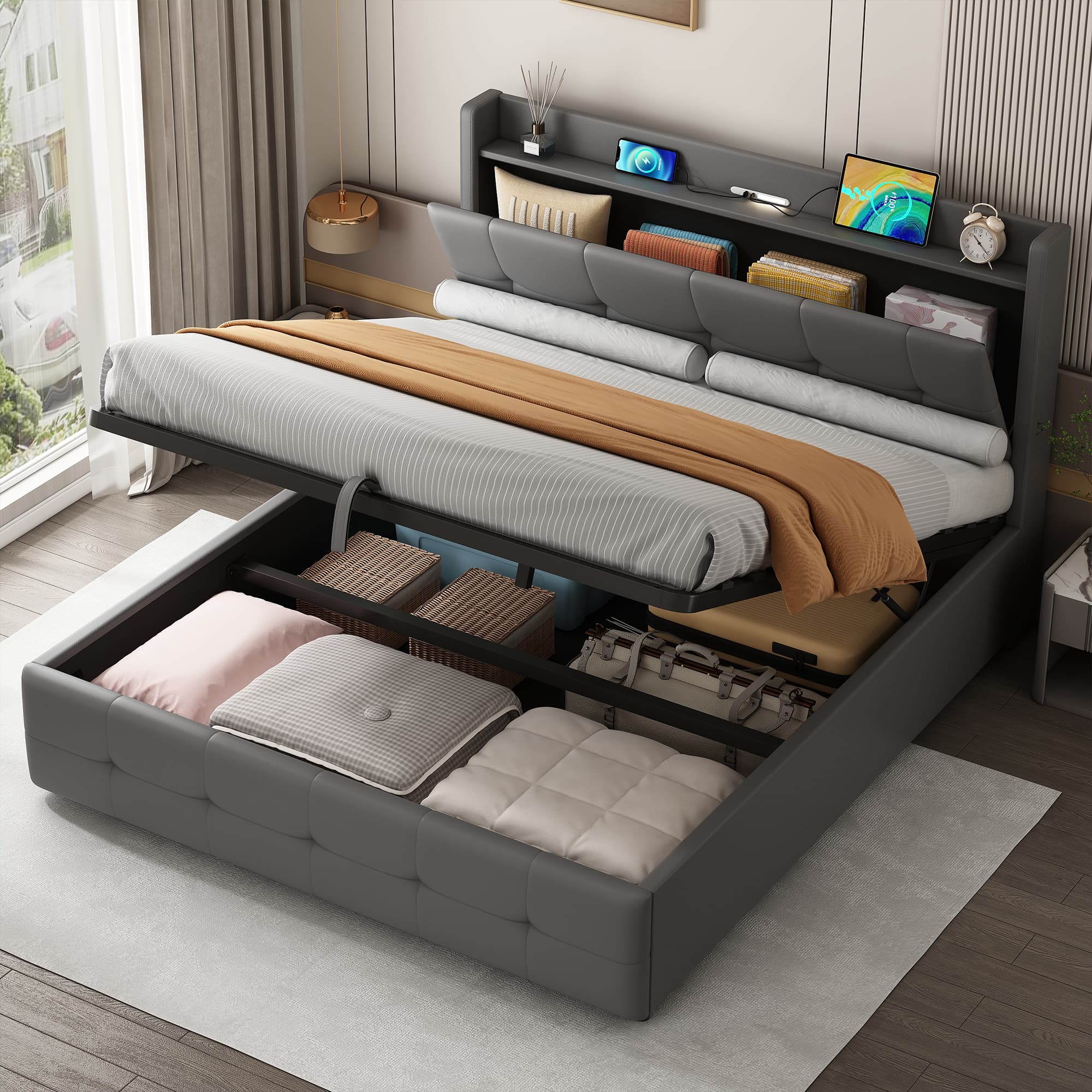 Transform Your Bedroom with Smart Storage & Modern Comfort - image 5