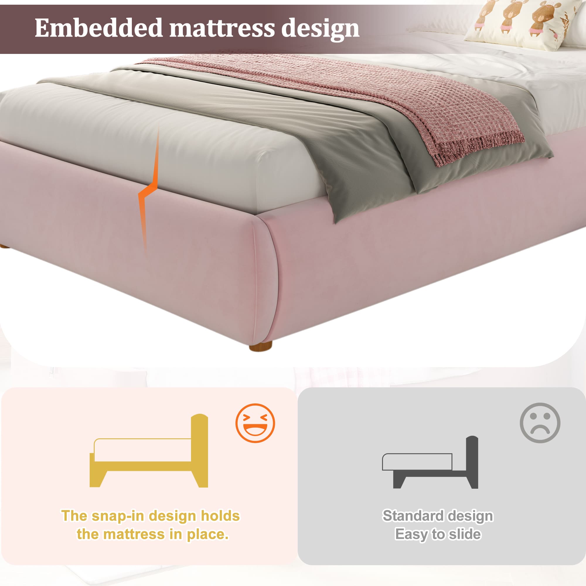 A Magical Pink Velvet Bed with Secret Storage for Your Child - image 4