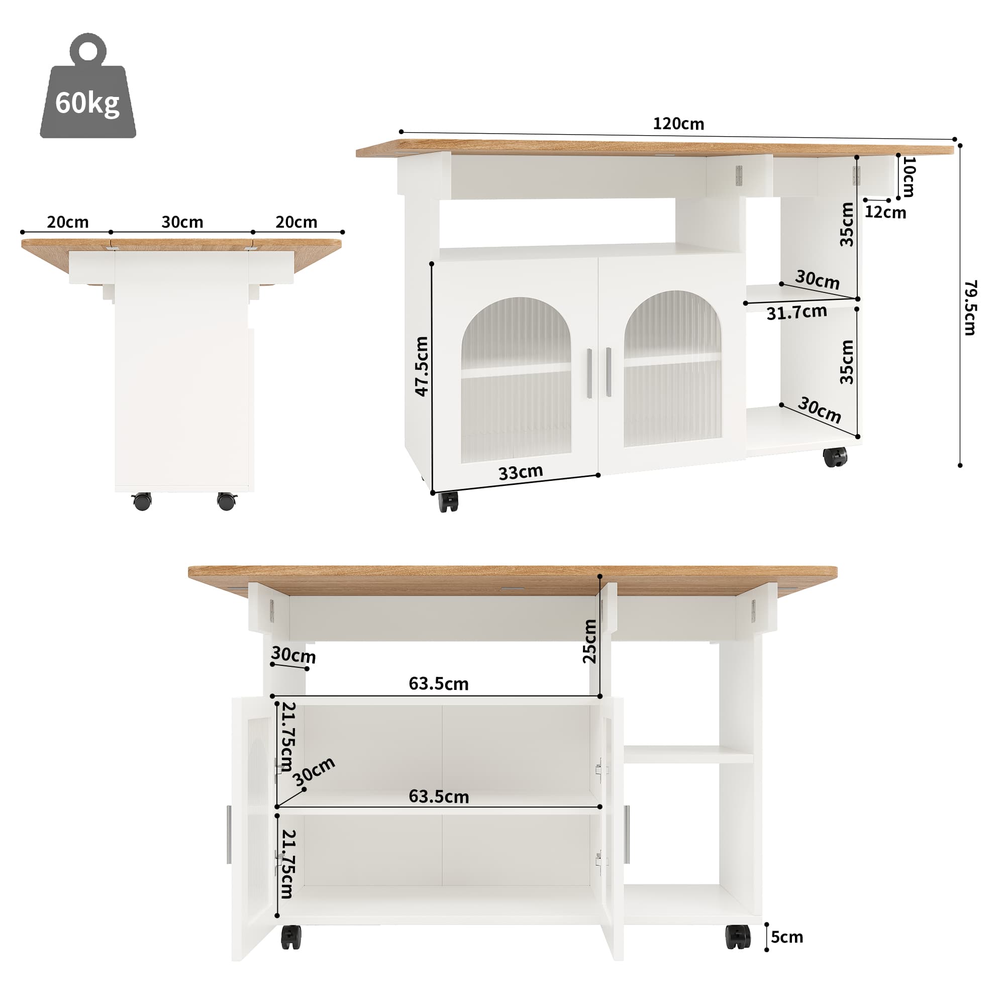 A Versatile Kitchen Island That Transforms into a Dining Table - image 4