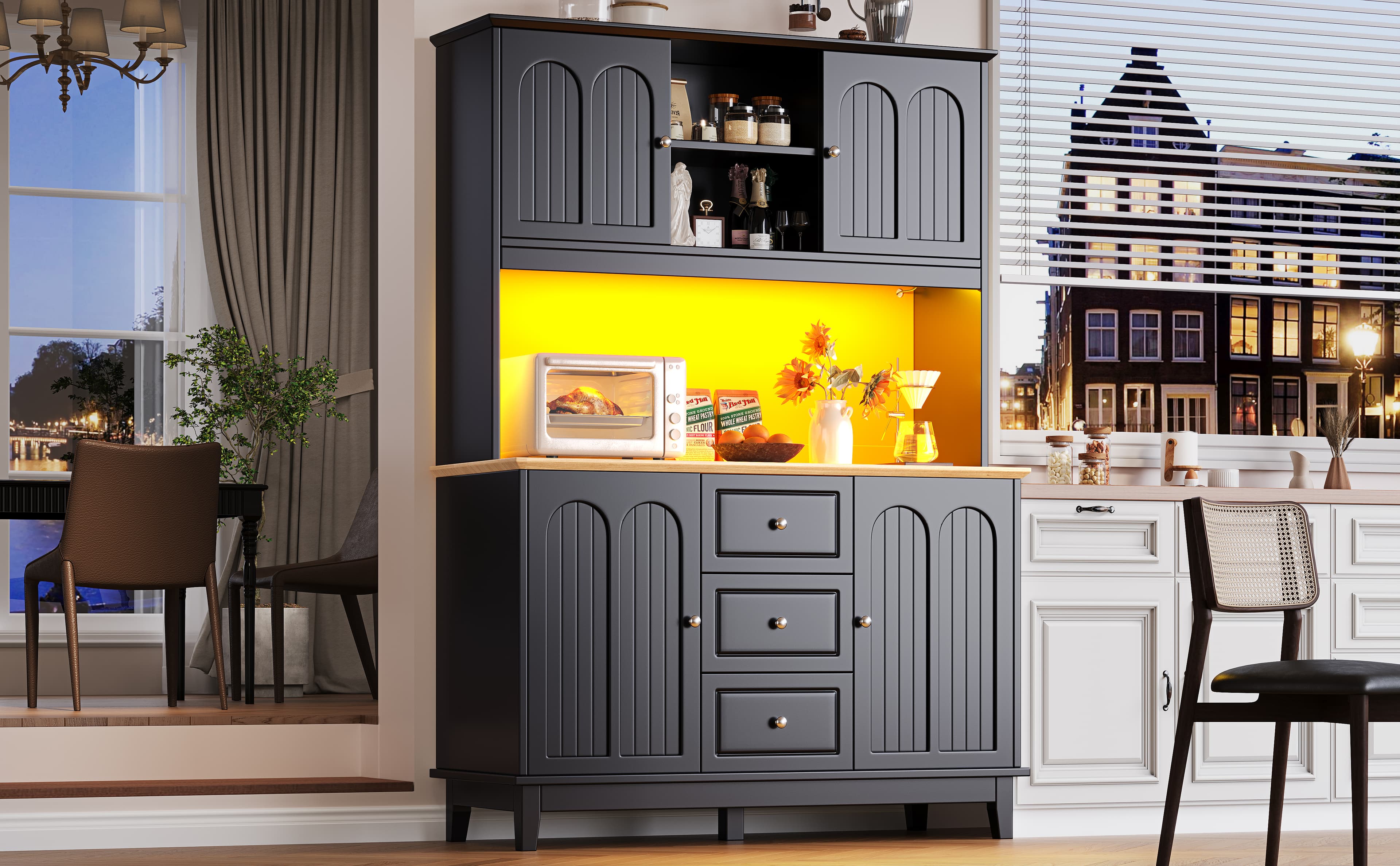 Transform Your Kitchen with This Elegant Storage Cabinet - image 3